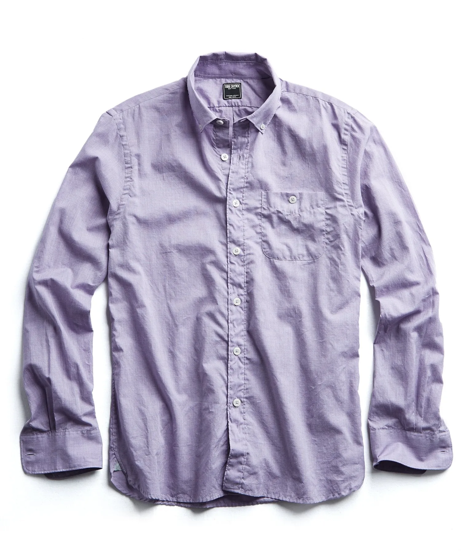 Lightweight Button Down Shirt in Lilac