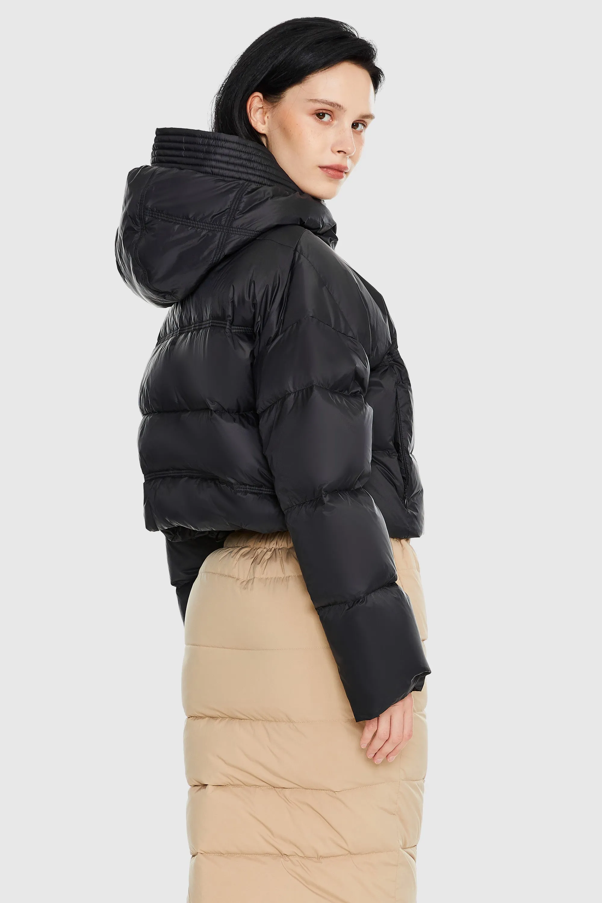 Lightweight Cropped Puffer Jacket