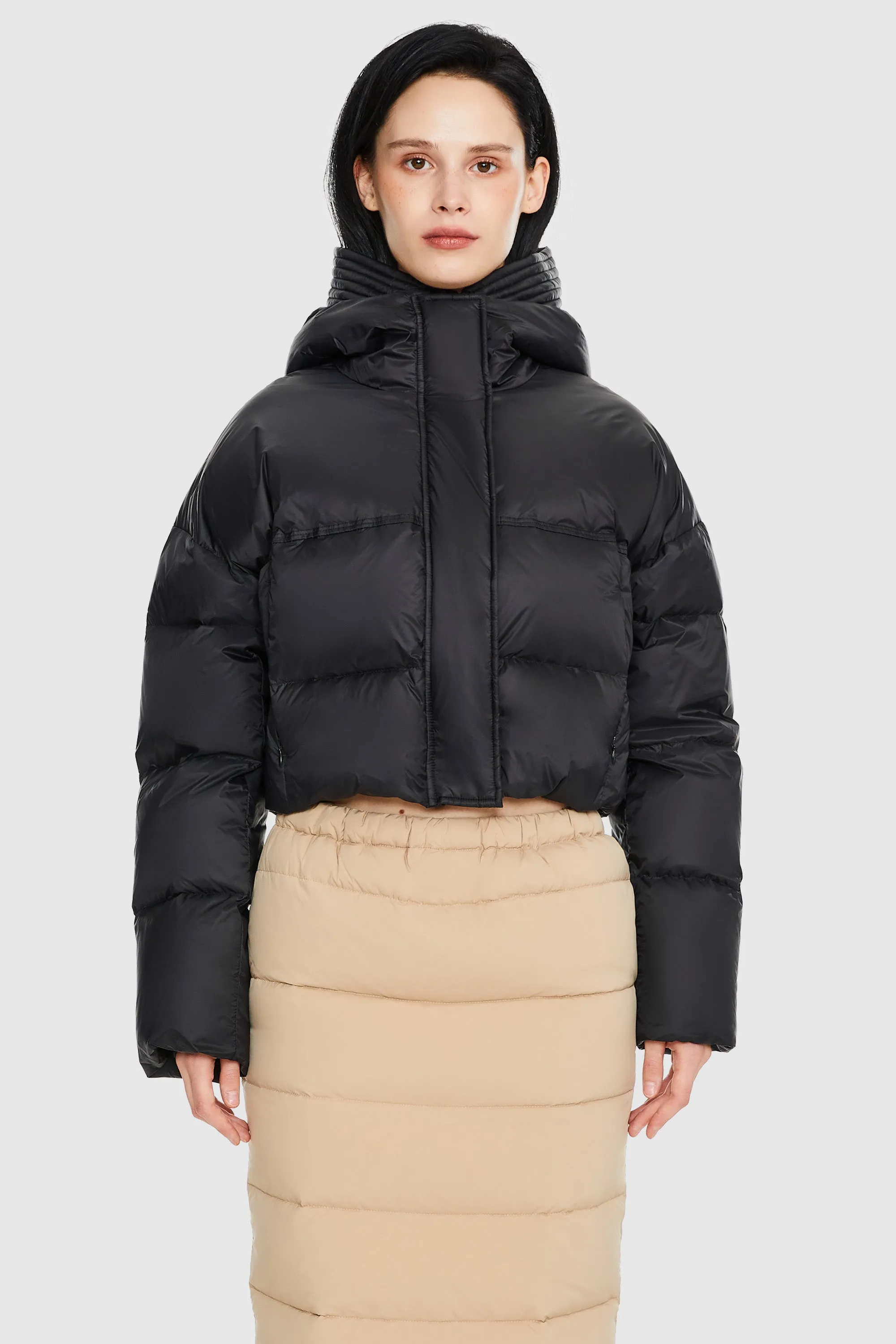 Lightweight Cropped Puffer Jacket