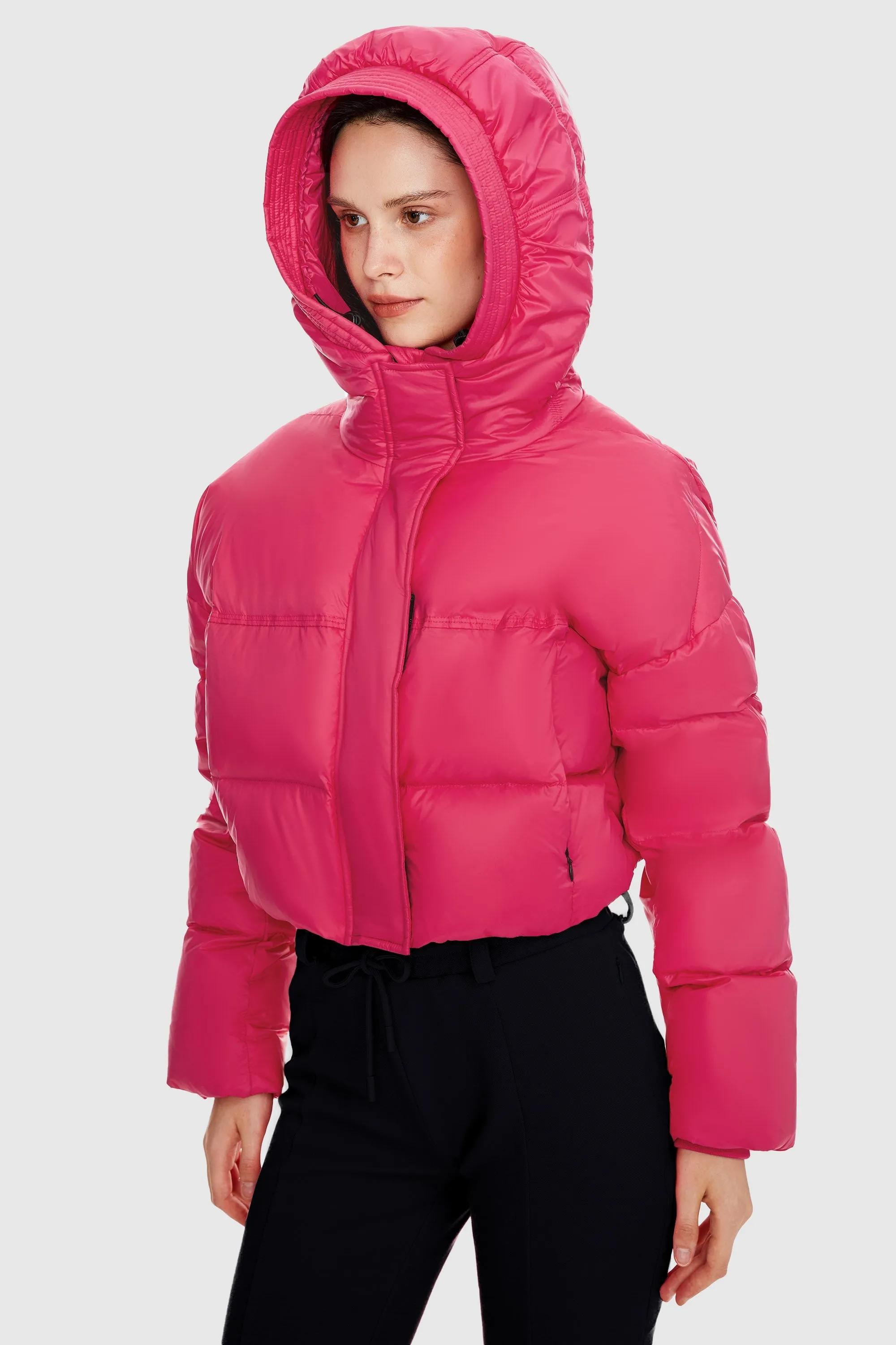 Lightweight Cropped Puffer Jacket