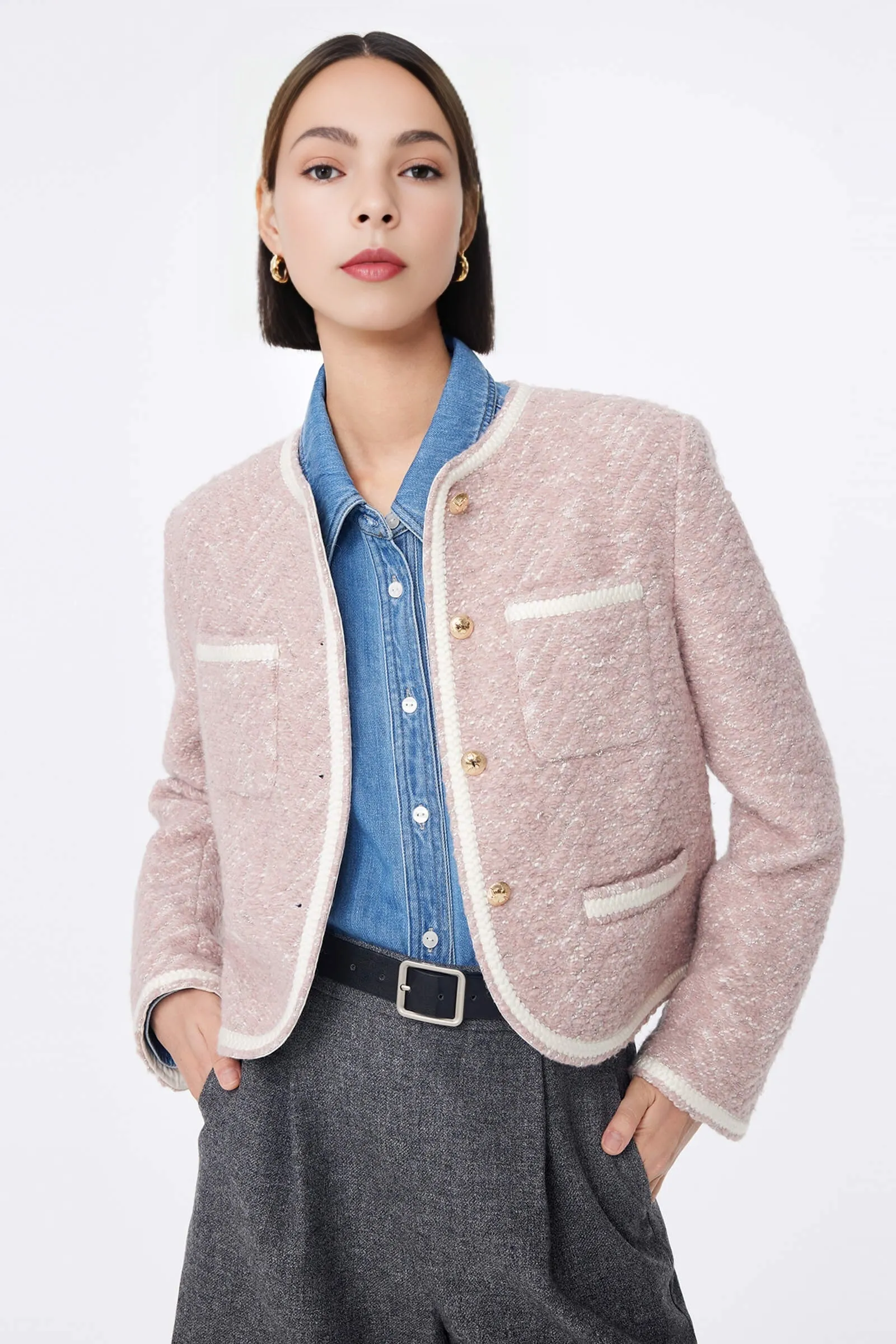 LILY Wool Stylish Elegant Jacket