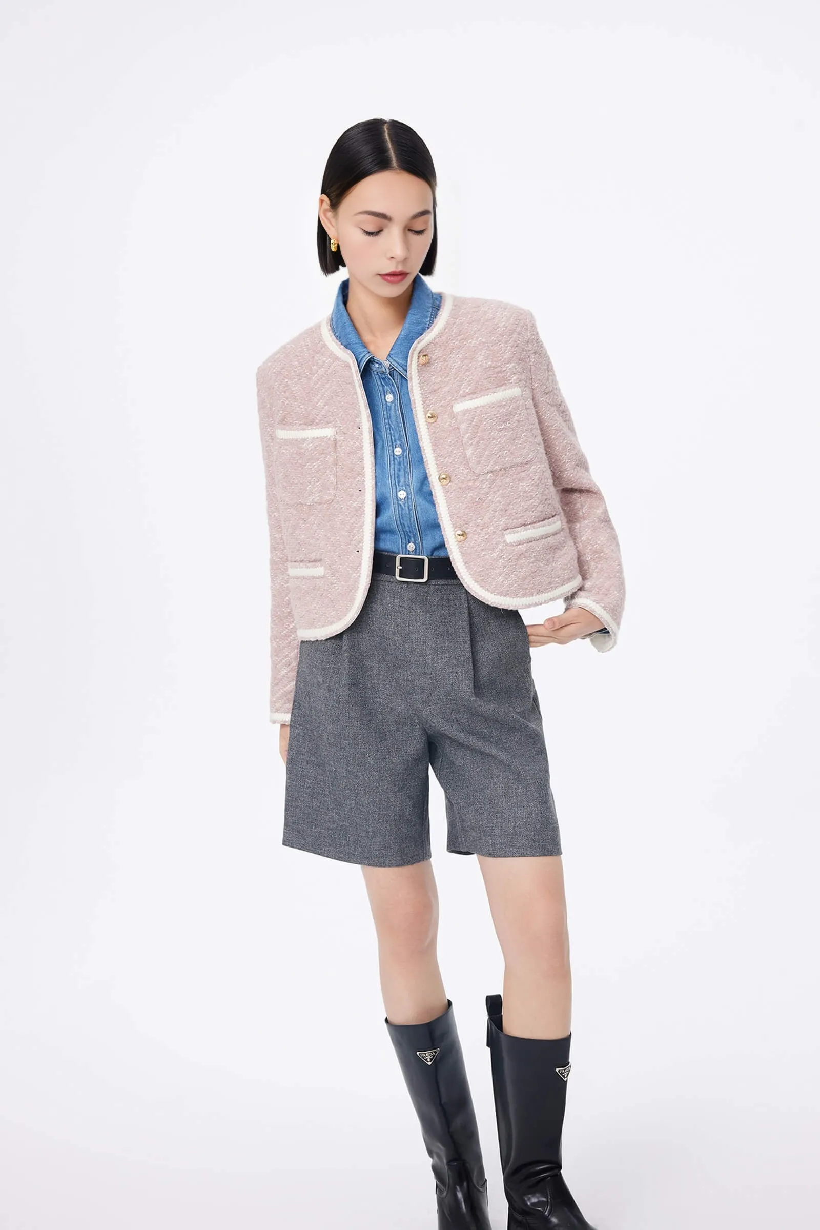 LILY Wool Stylish Elegant Jacket