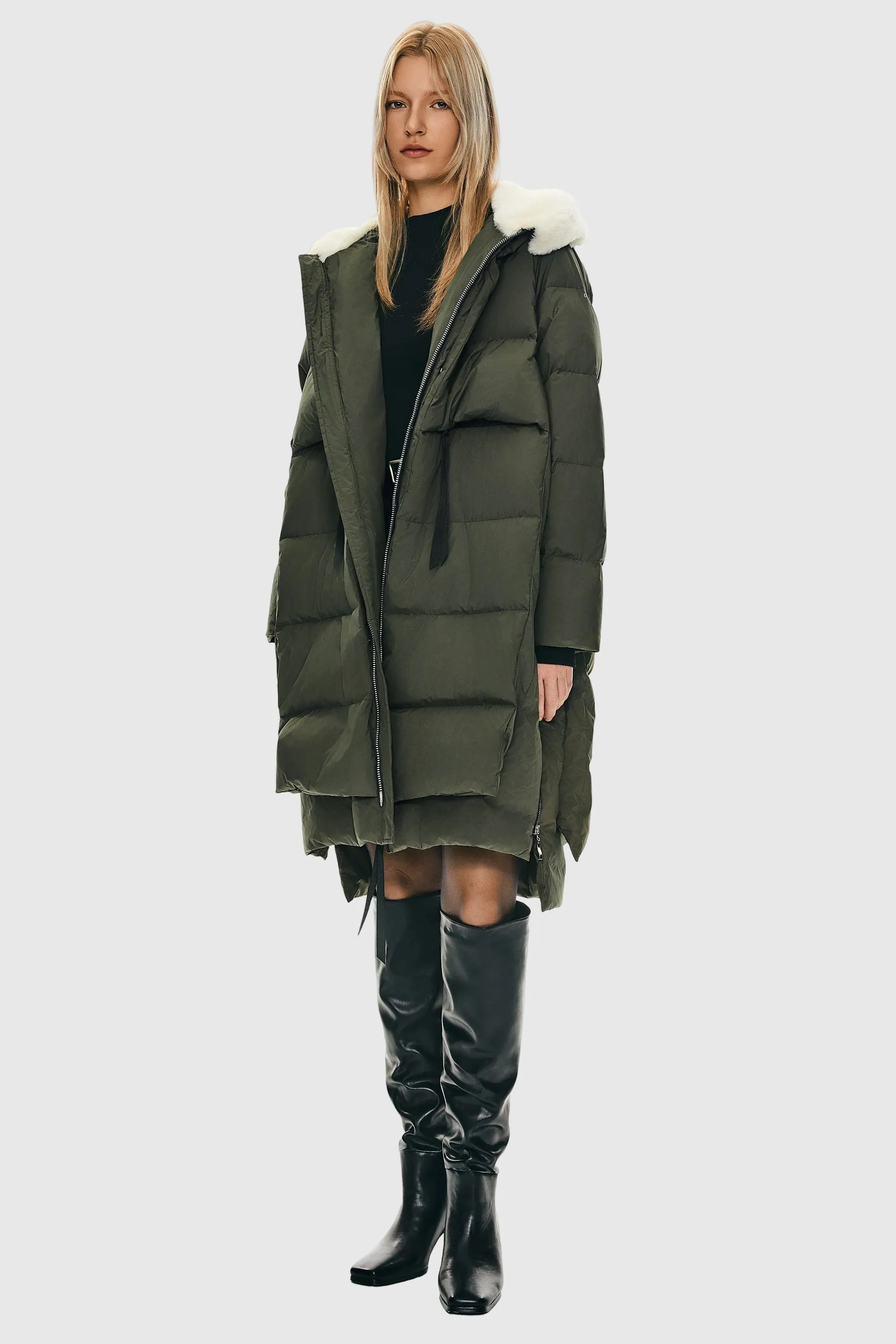 Long Winter Puffer Jacket