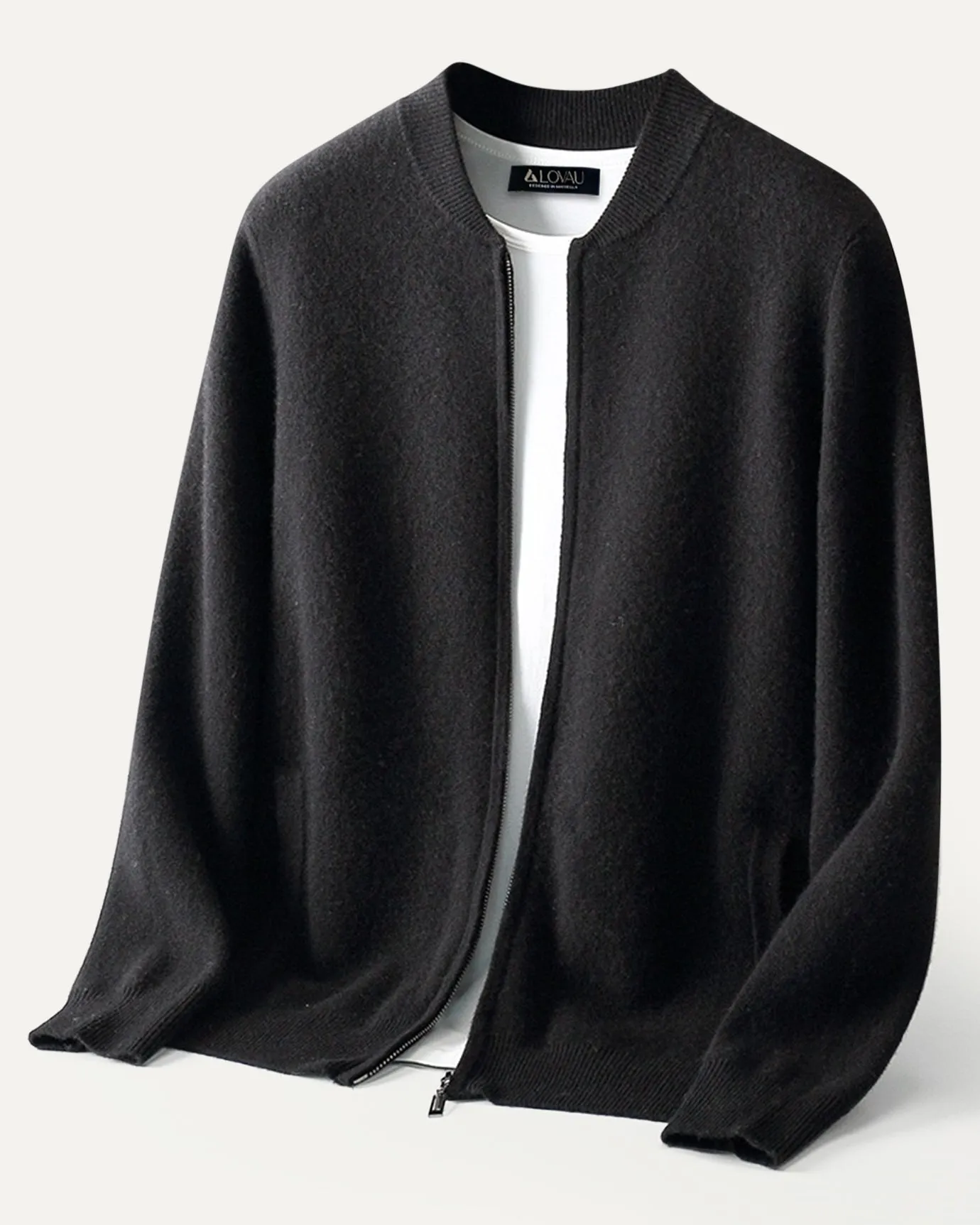 Lovau Round Neck Top Wool Jacket