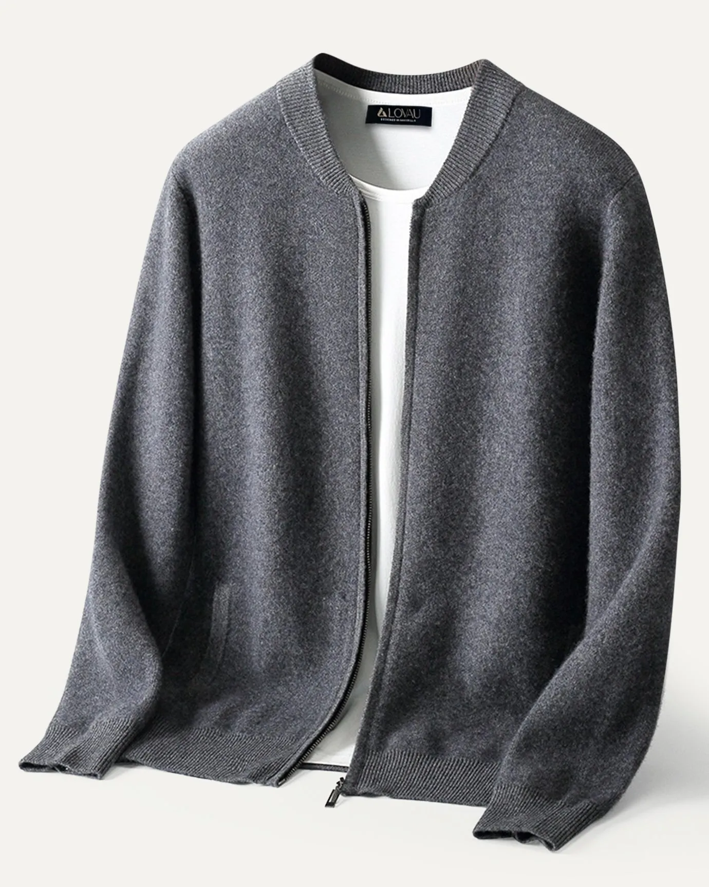 Lovau Round Neck Top Wool Jacket