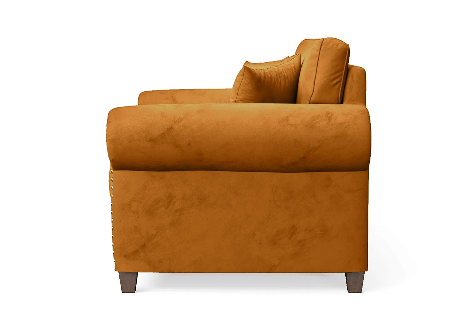 Marano 2 Seater Sofa Gold Velvet