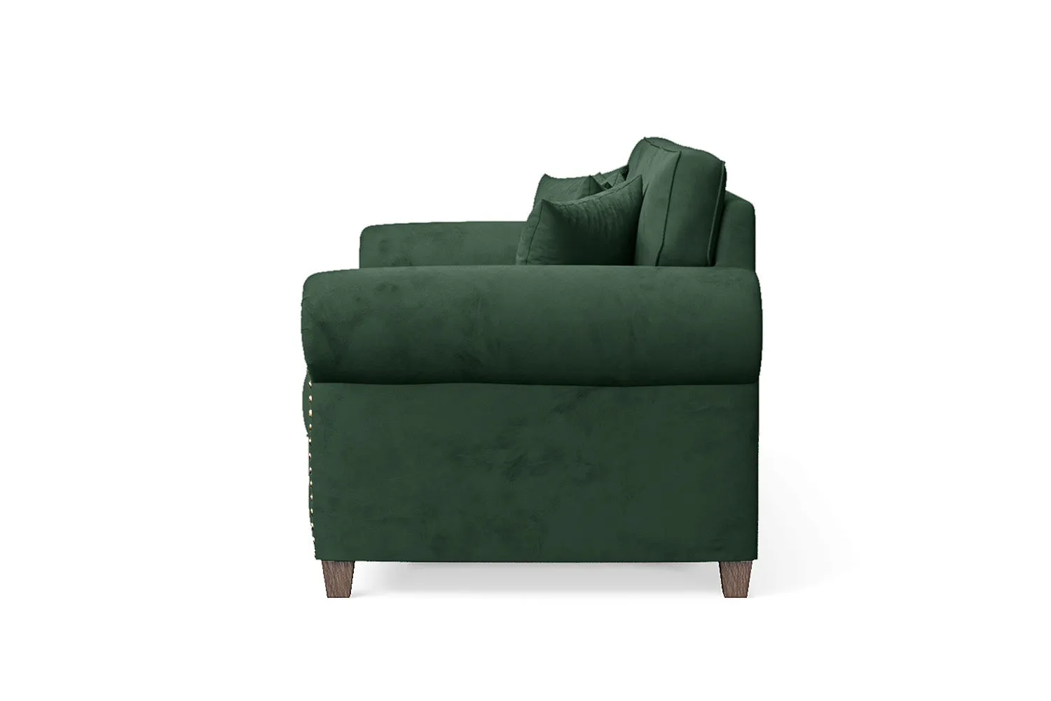 Marano 3 Seater Sofa Green Velvet