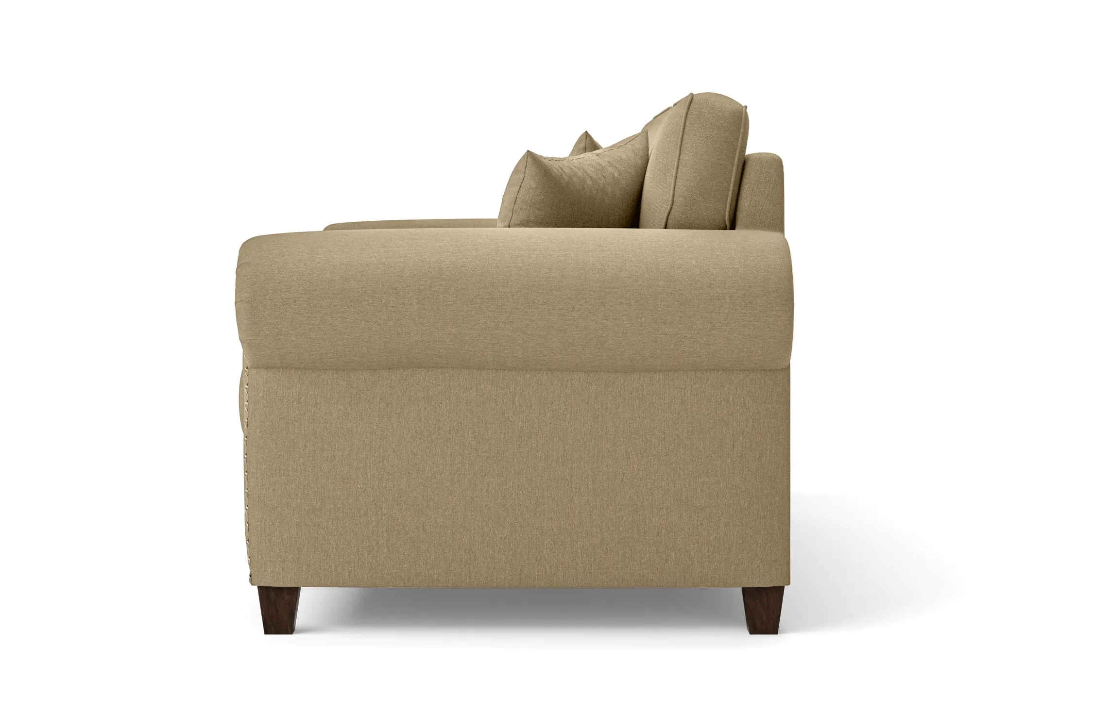 Marano 4 Seater Sofa Beige Linen Fabric