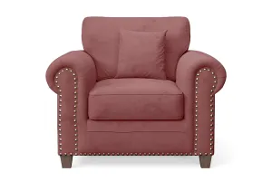 Marano Armchair Pink Velvet