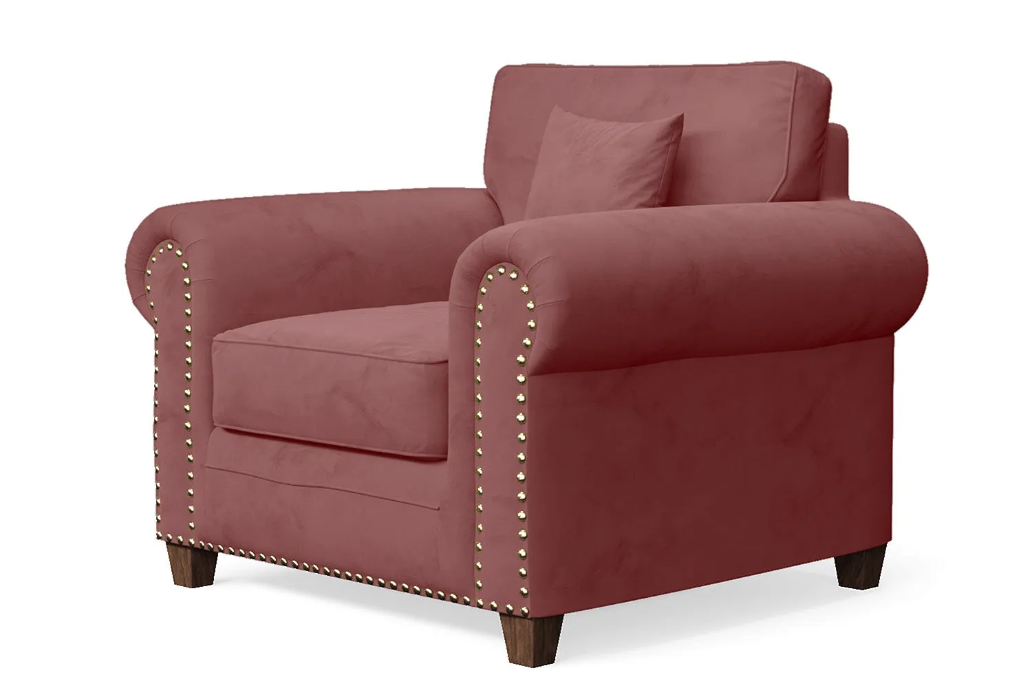 Marano Armchair Pink Velvet