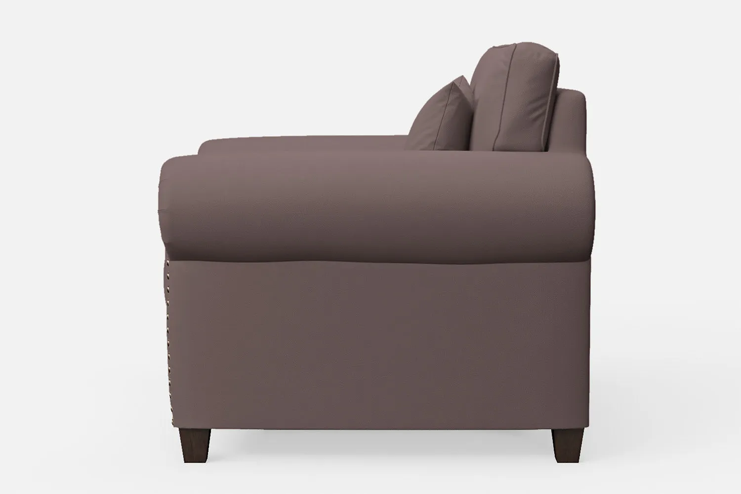 Marano Armchair Rose Taupe Leather