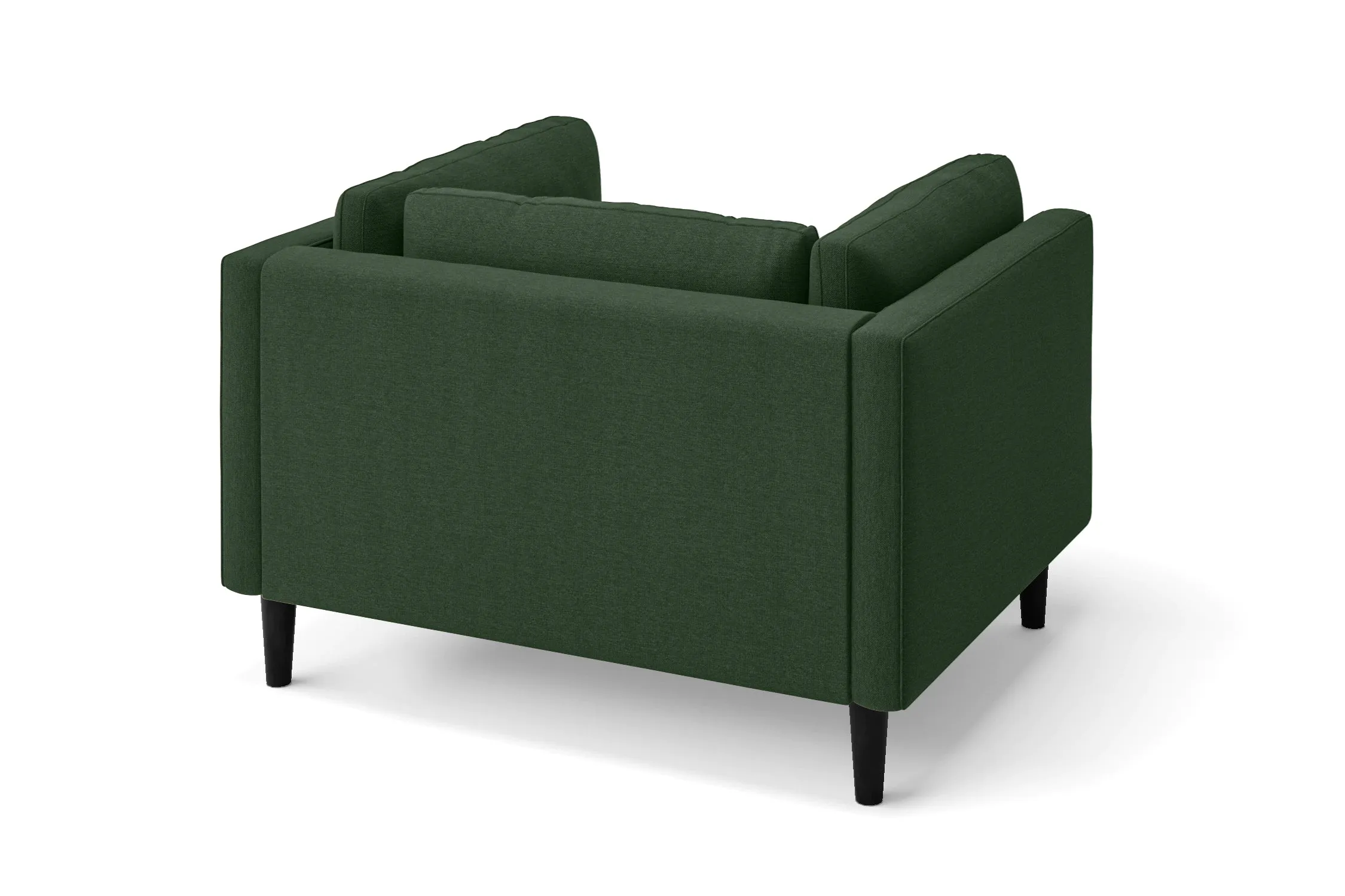 Matera Armchair Forest Green Linen Fabric