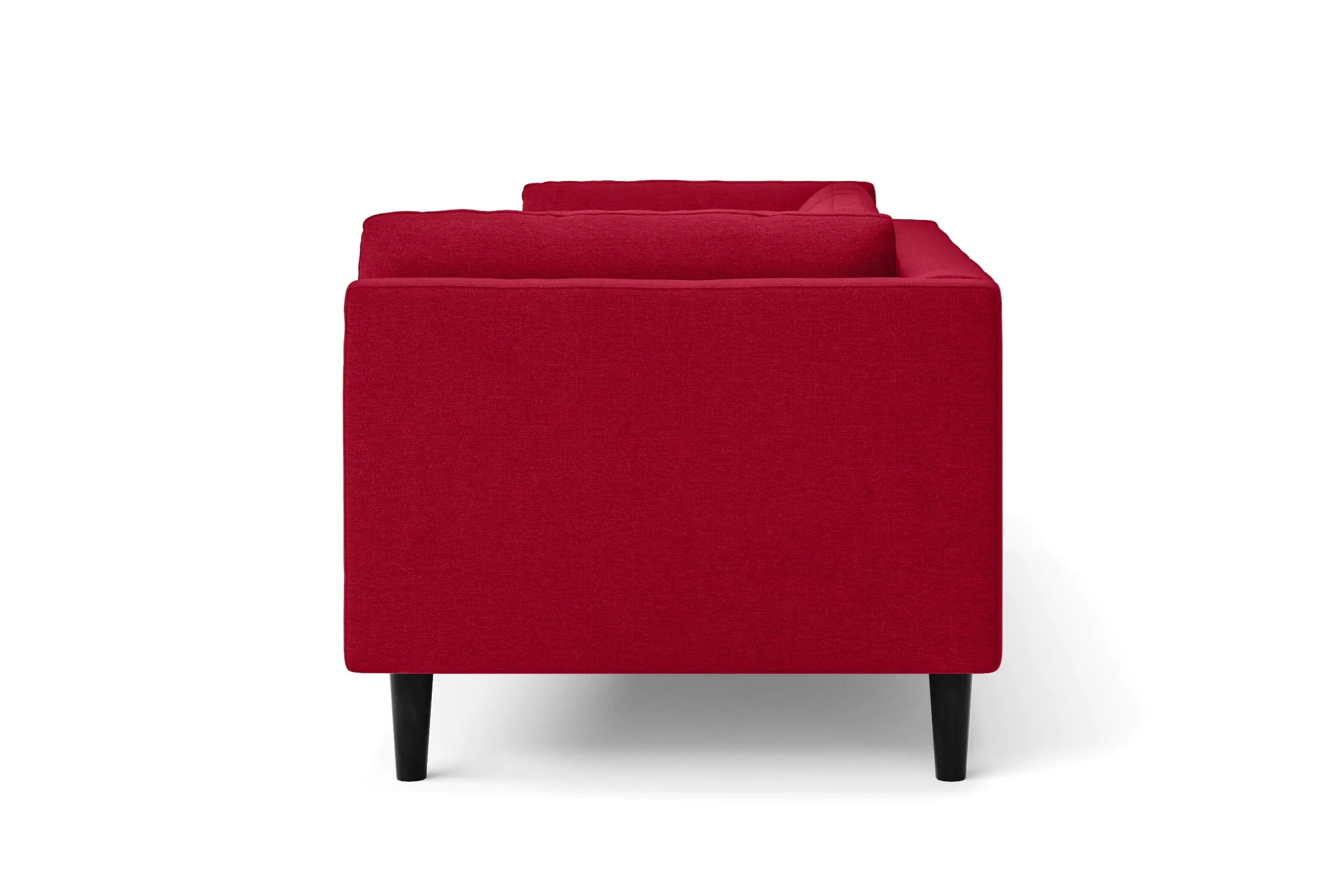 Matera Armchair Red Linen Fabric