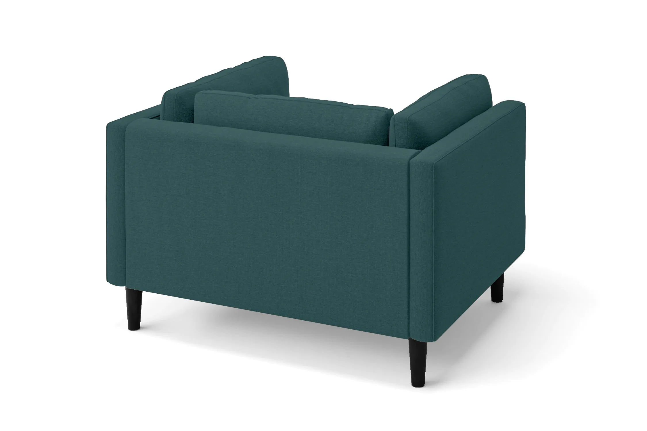 Matera Armchair Teal Linen Fabric