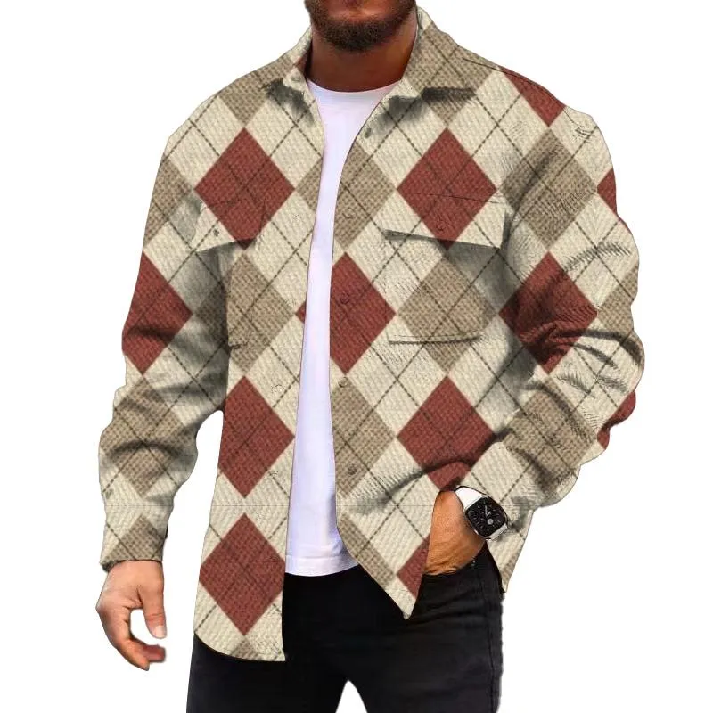 MEN'S FASHIONABLE CASUAL CORDUROY JACKET 99666924YM