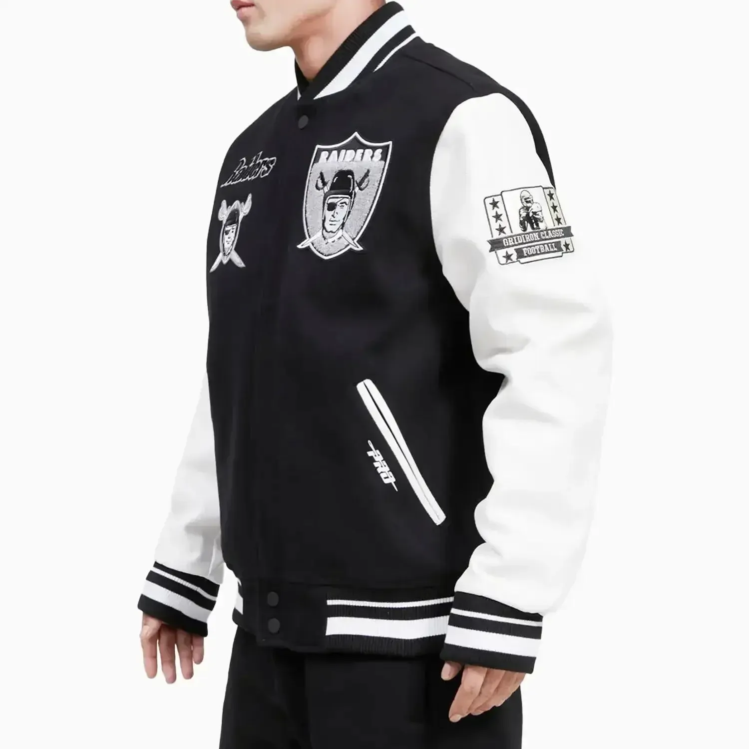 Men's Las Vegas Raiders NFL Wool Varsity Jacket