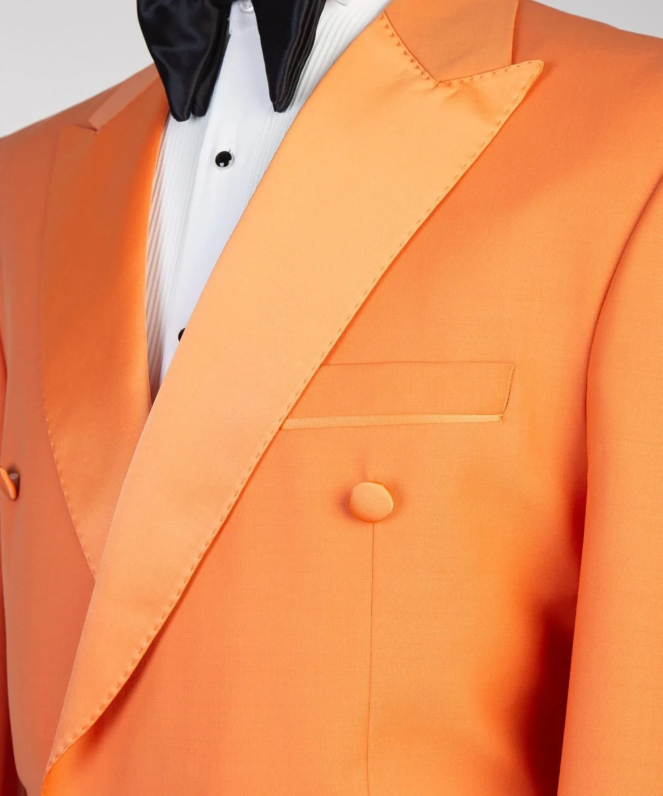 Mens Orange Tuxedo Jacket