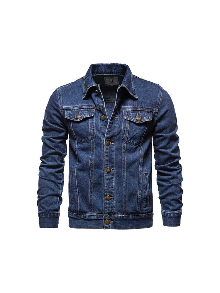 Men'S Slim Fit Denim Cardigan Jacket