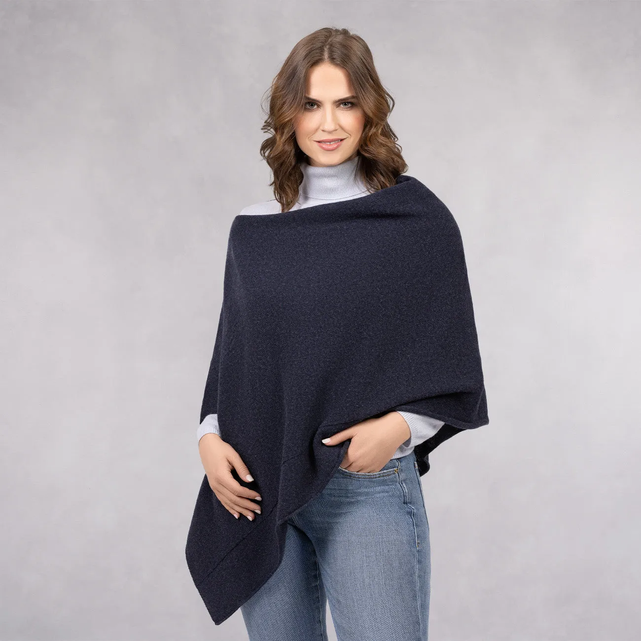 Merino Lambswool Poncho