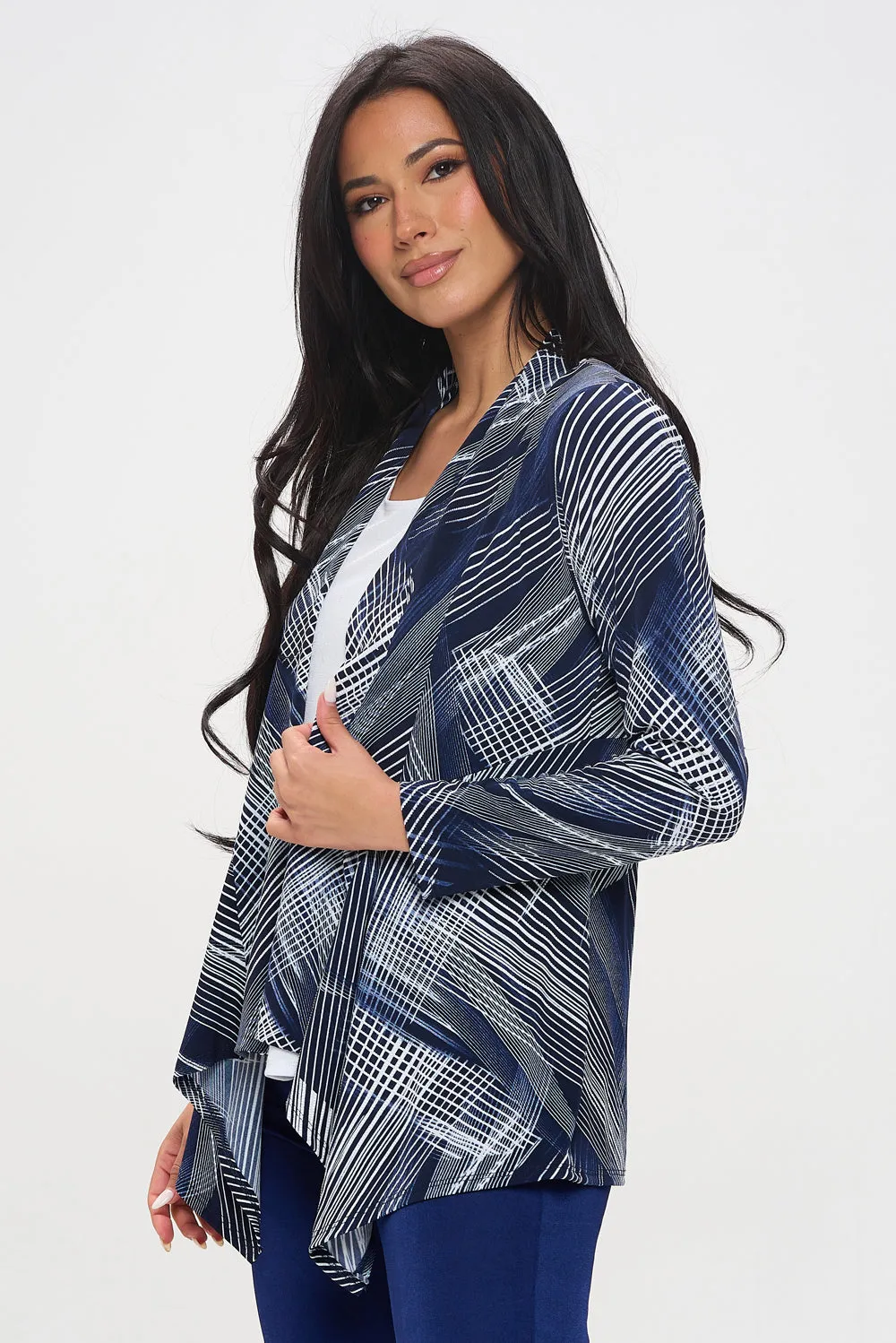 Mid-cut Jacket Long Sleeve Print-4028HT-LRP1-W260