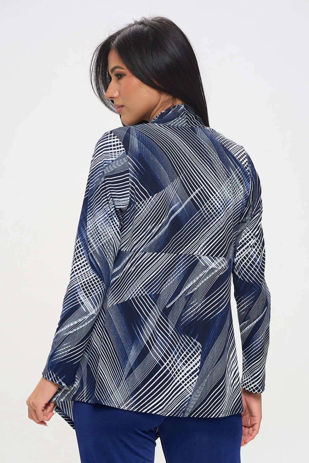 Mid-cut Jacket Long Sleeve Print-4028HT-LRP1-W260