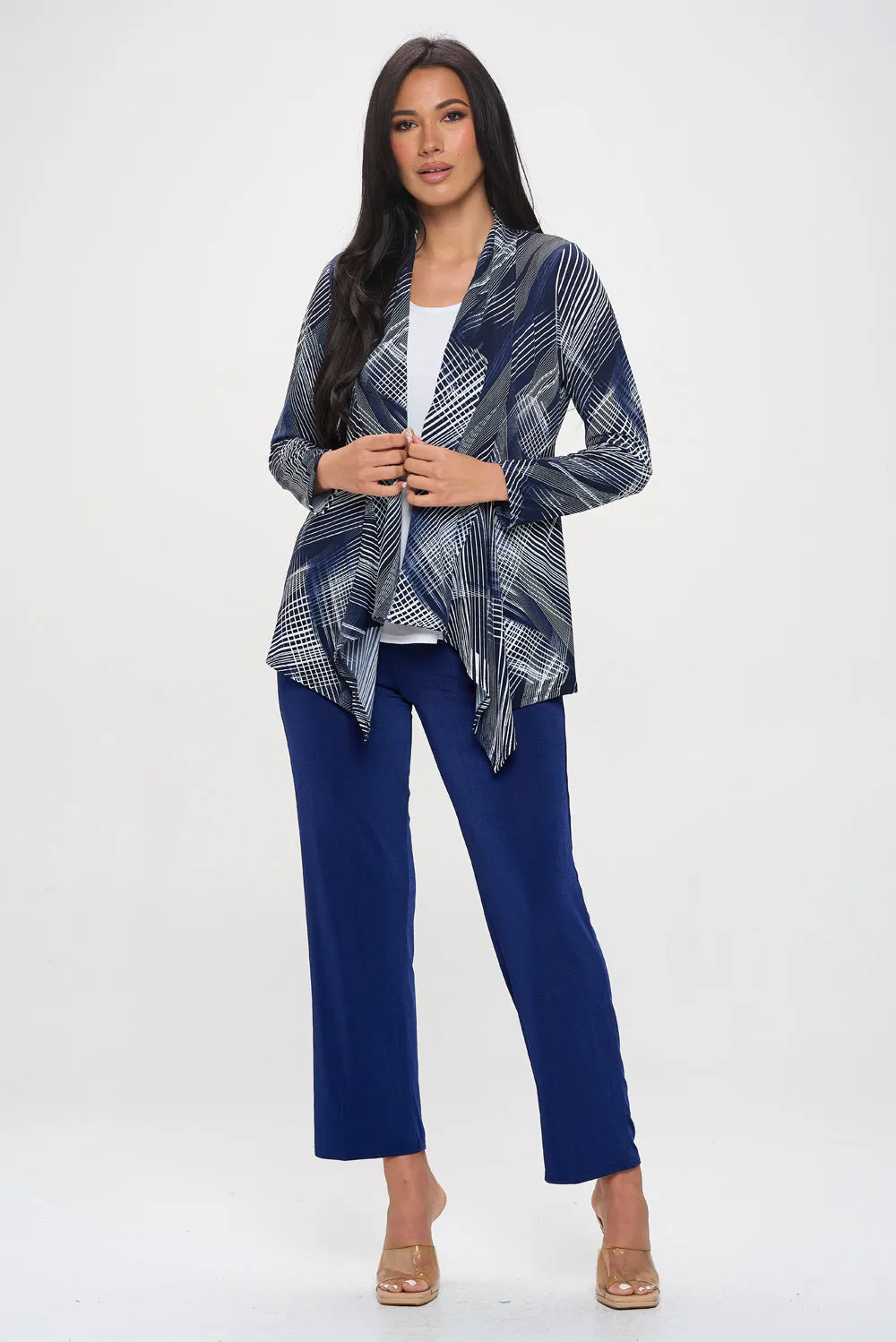 Mid-cut Jacket Long Sleeve Print-4028HT-LRP1-W260