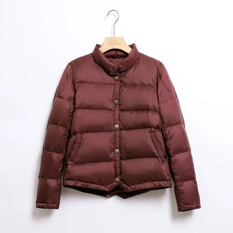 Minda™ | Retro Short Thermal Down Jacket