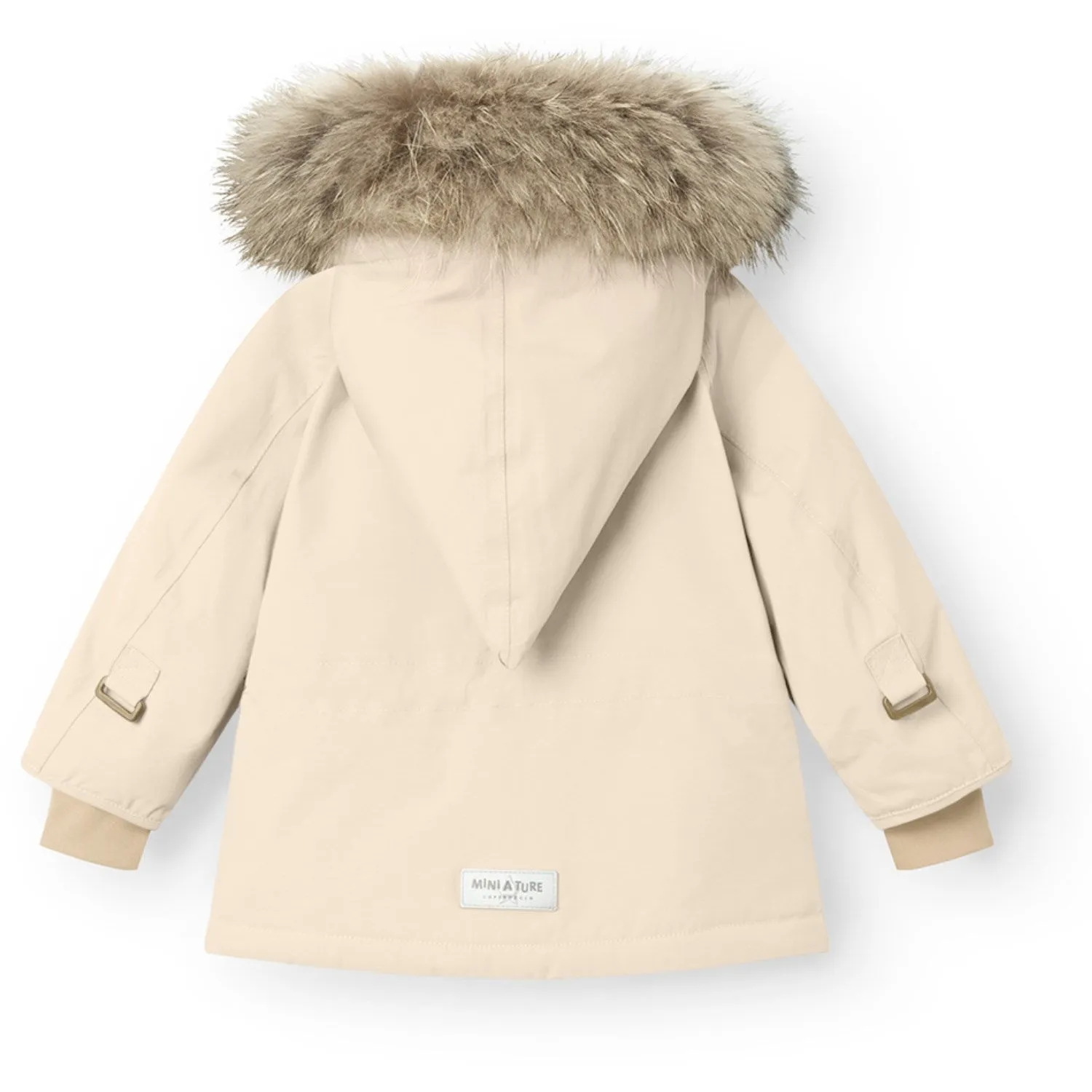 Mini A ture Angora cream Wang Fleece Winter Jacket m. Fur