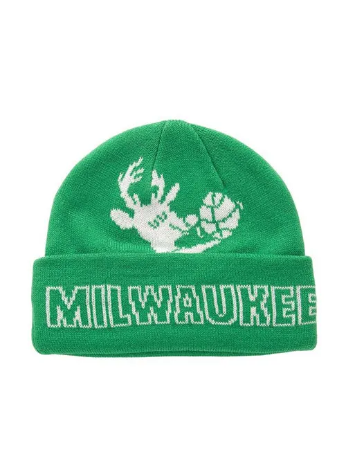 Mitchell & Ness Swagger Milwaukee Bucks Knit Hat