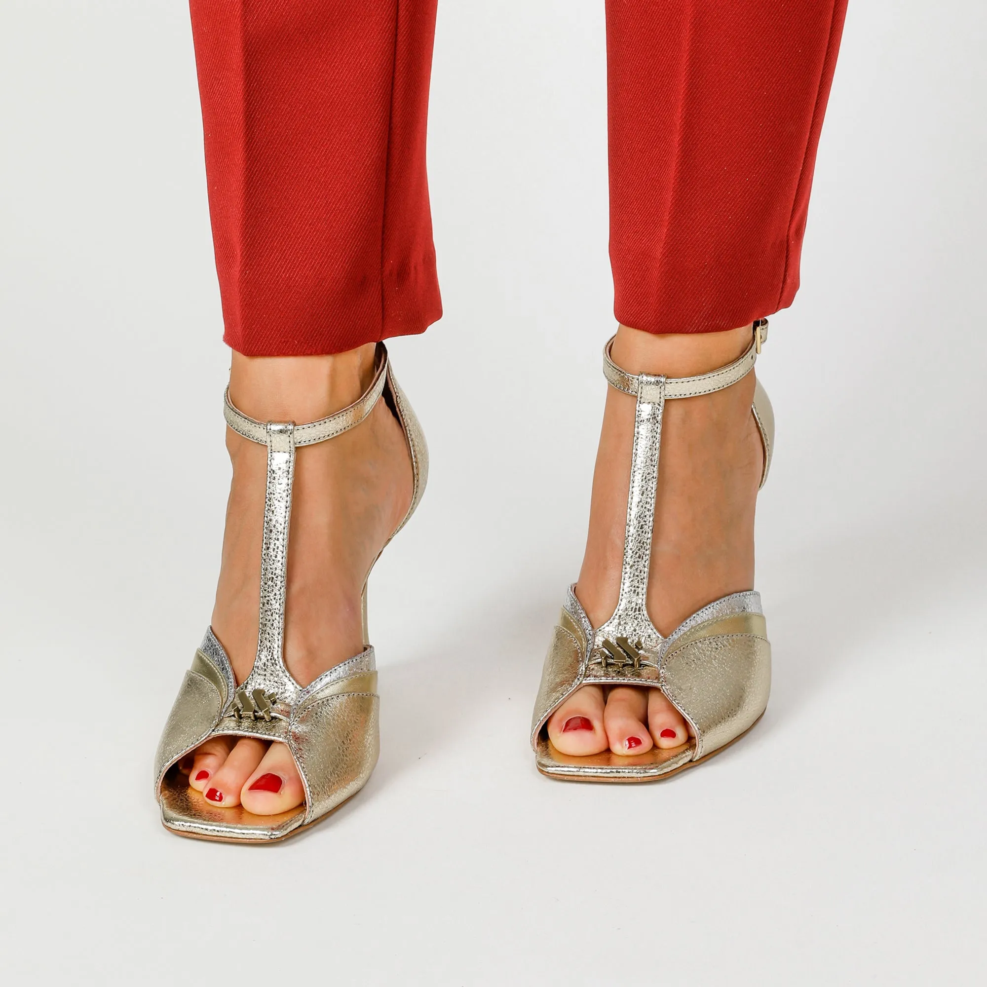 MURIEL high heel sandal - Goldfinch