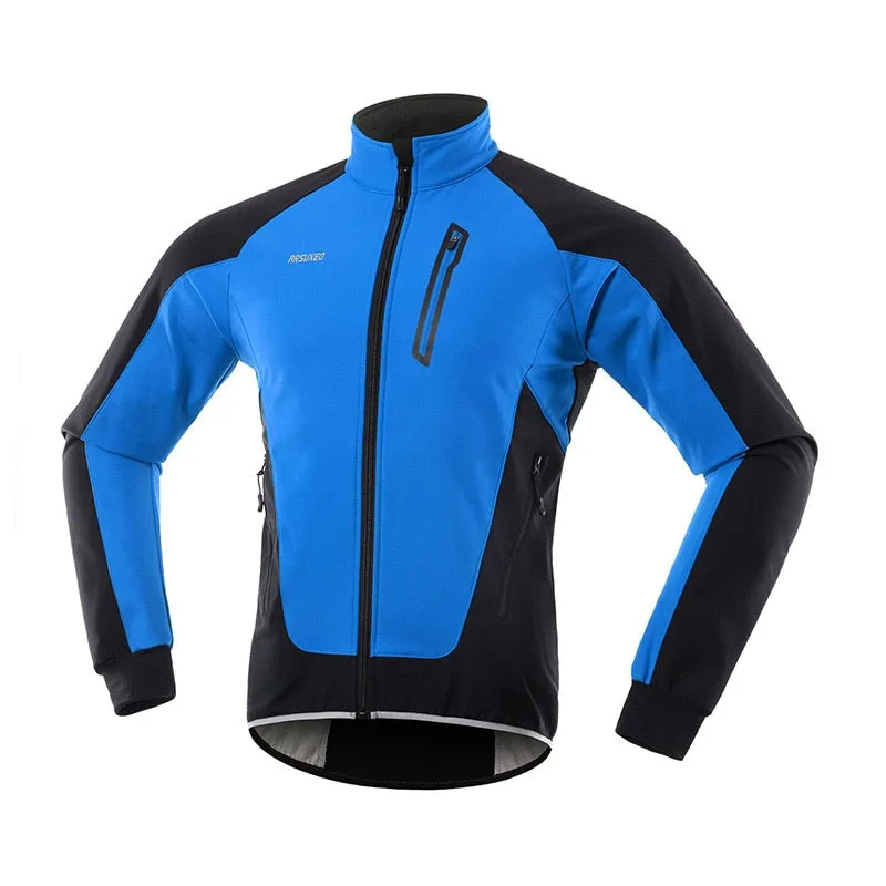 Nsqured "WinterShield Pro" Reflective Men's Cycling Jacket