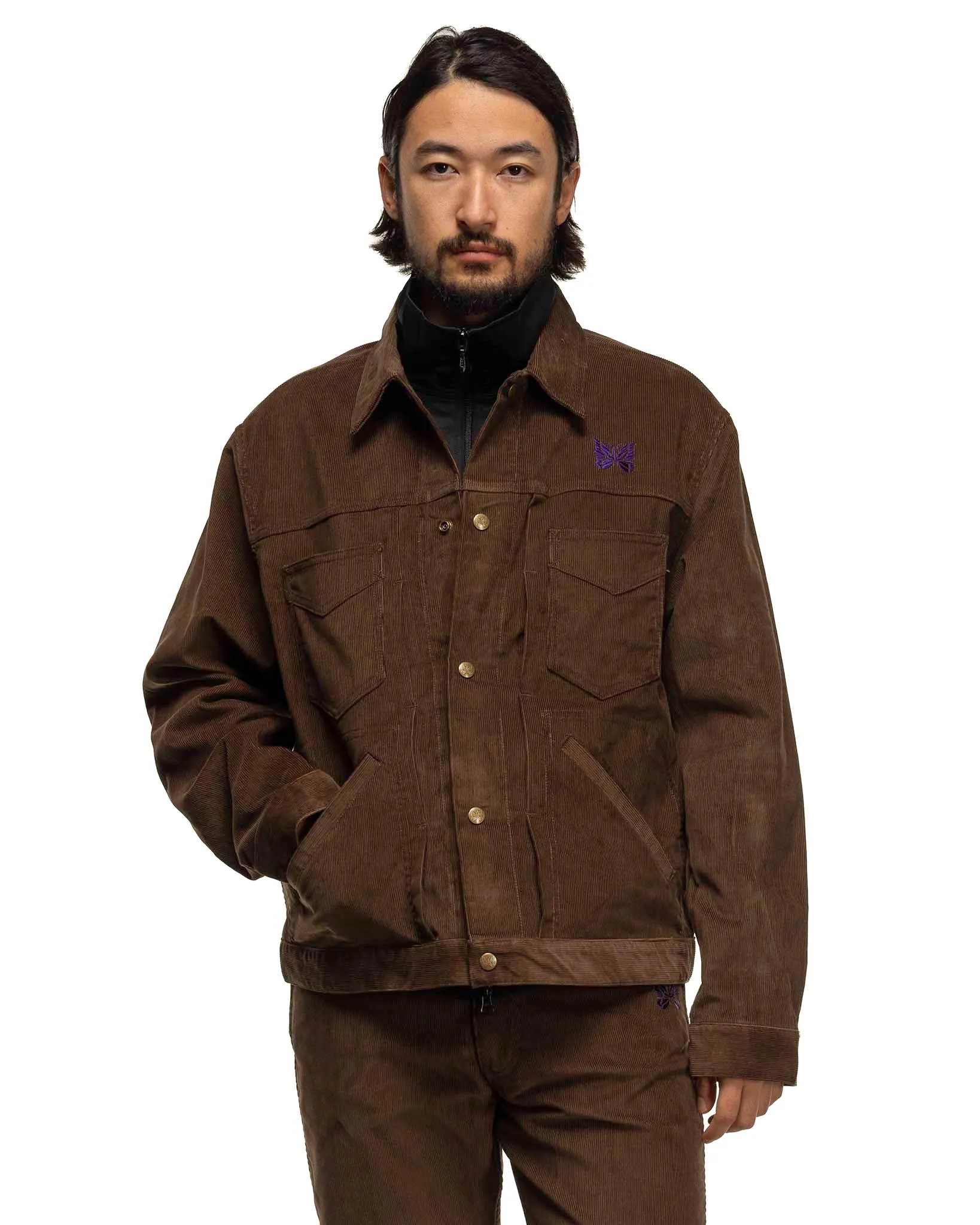 Penny Jean Jacket - C/PE 14W Corduroy Brown