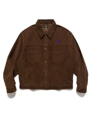 Penny Jean Jacket - C/PE 14W Corduroy Brown