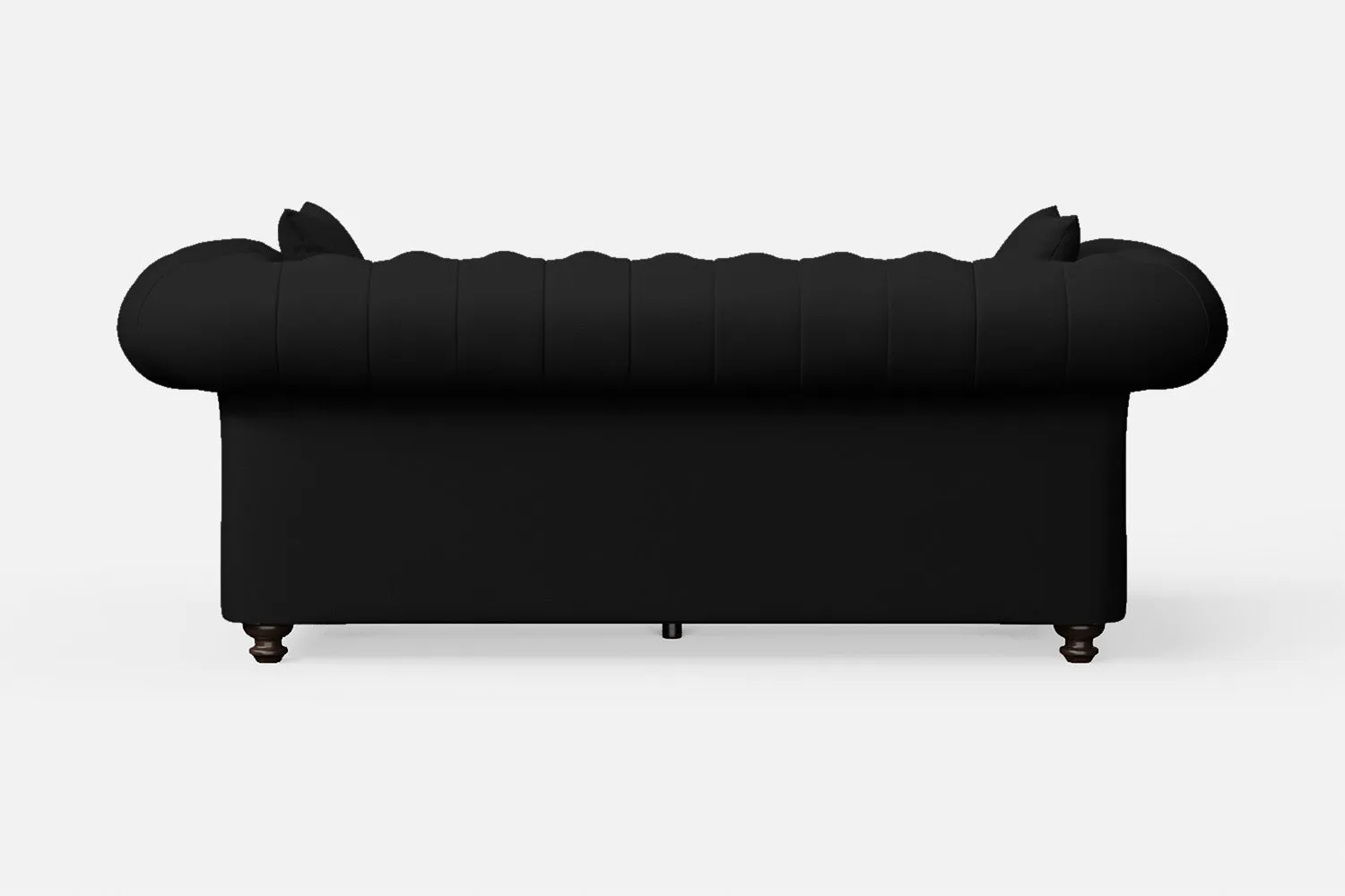 Pesaro 3 Seater Sofa Black Leather