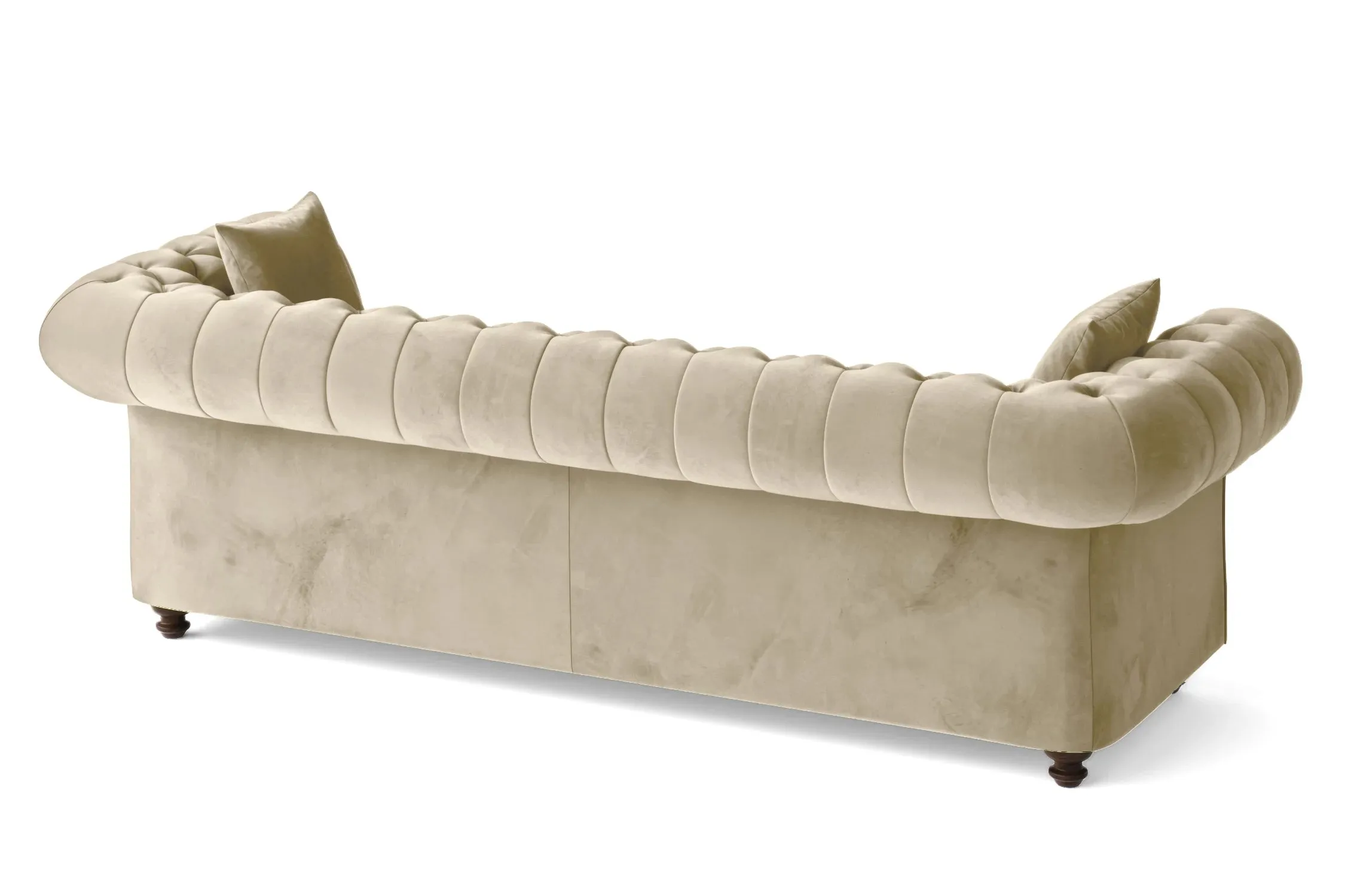 Pesaro 4 Seater Sofa Cream Velvet