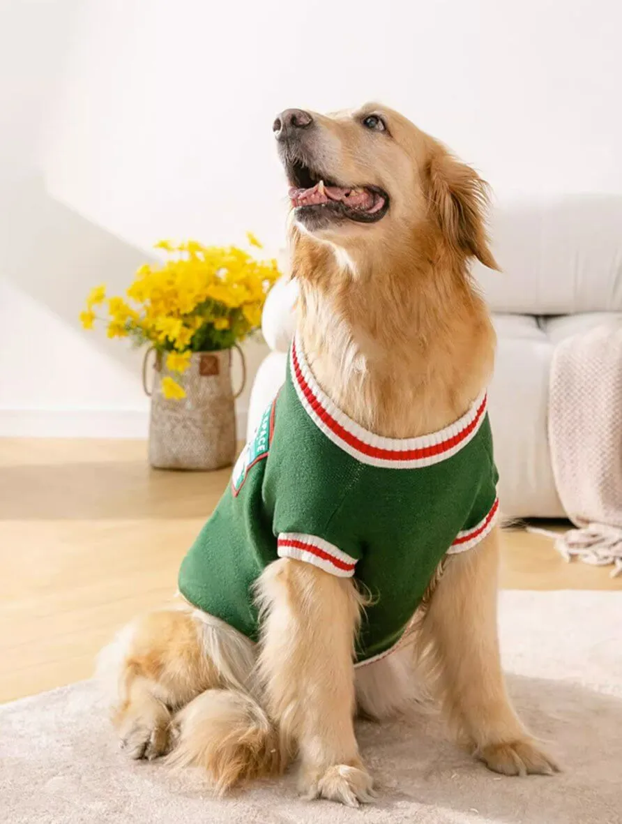 Pet Knitwear Pullover Sweater for Medium Large Size Dogs