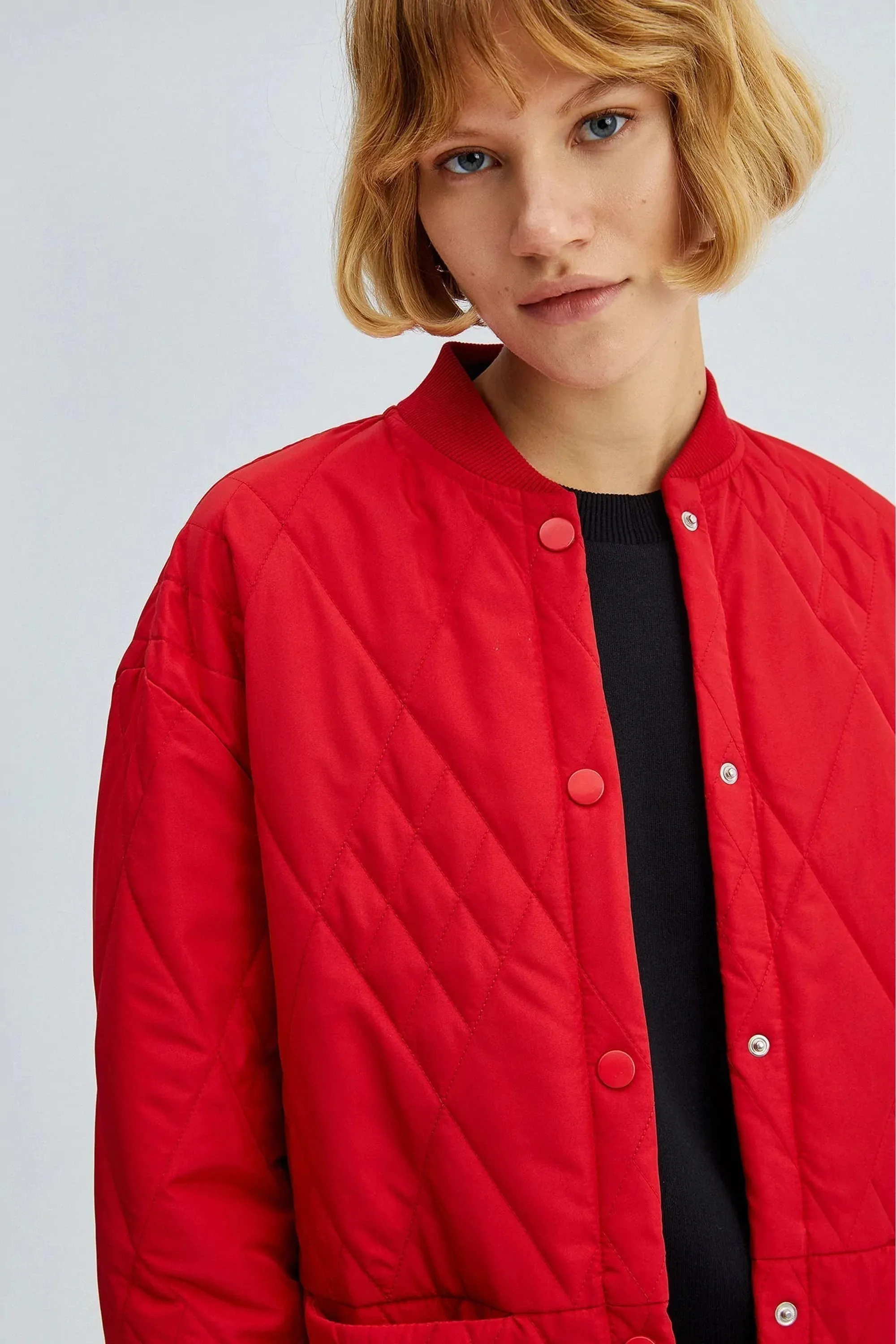 Quilted Ribbed Jacket