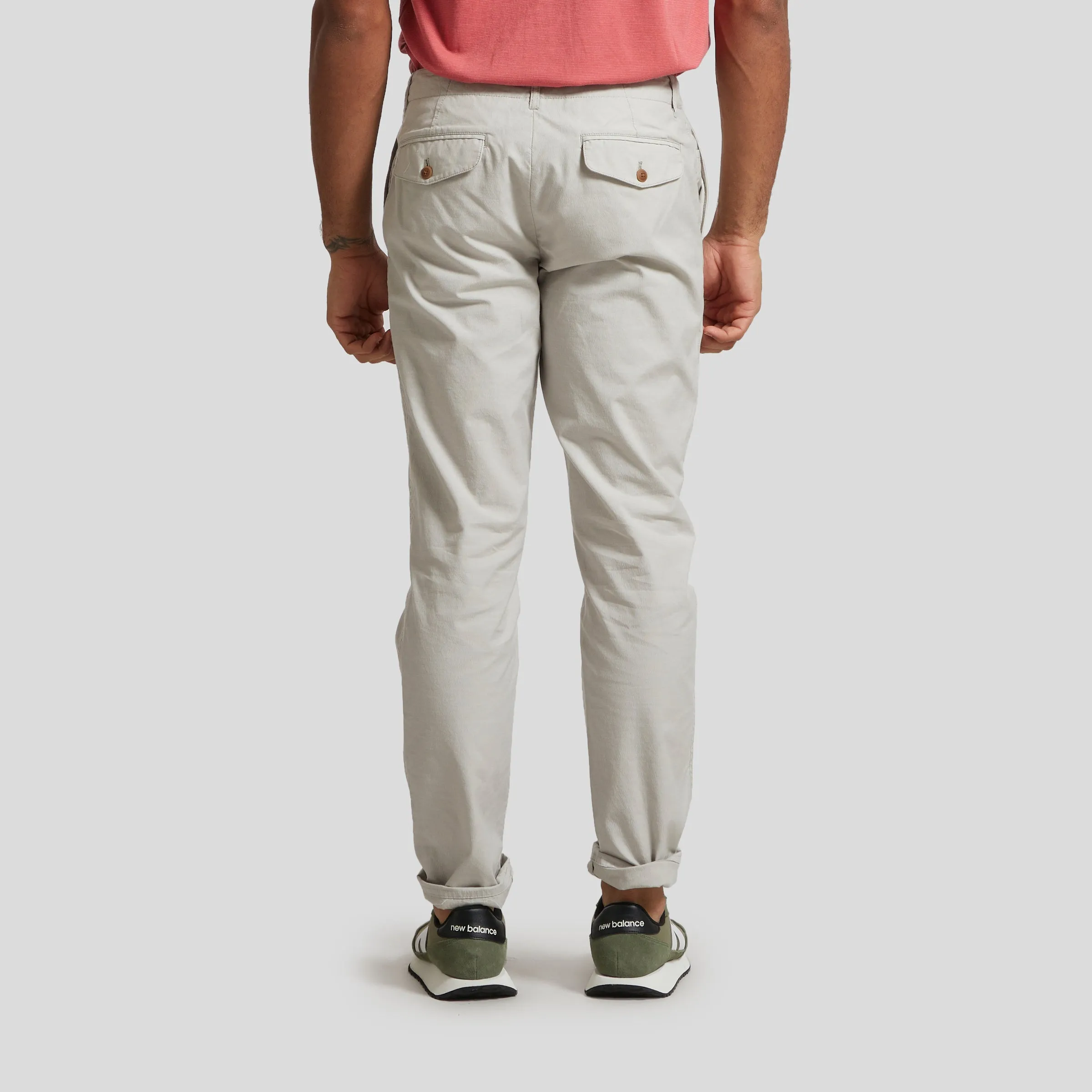 Randolph End On End Stretch Pants - Dove Khaki (Final Sale)