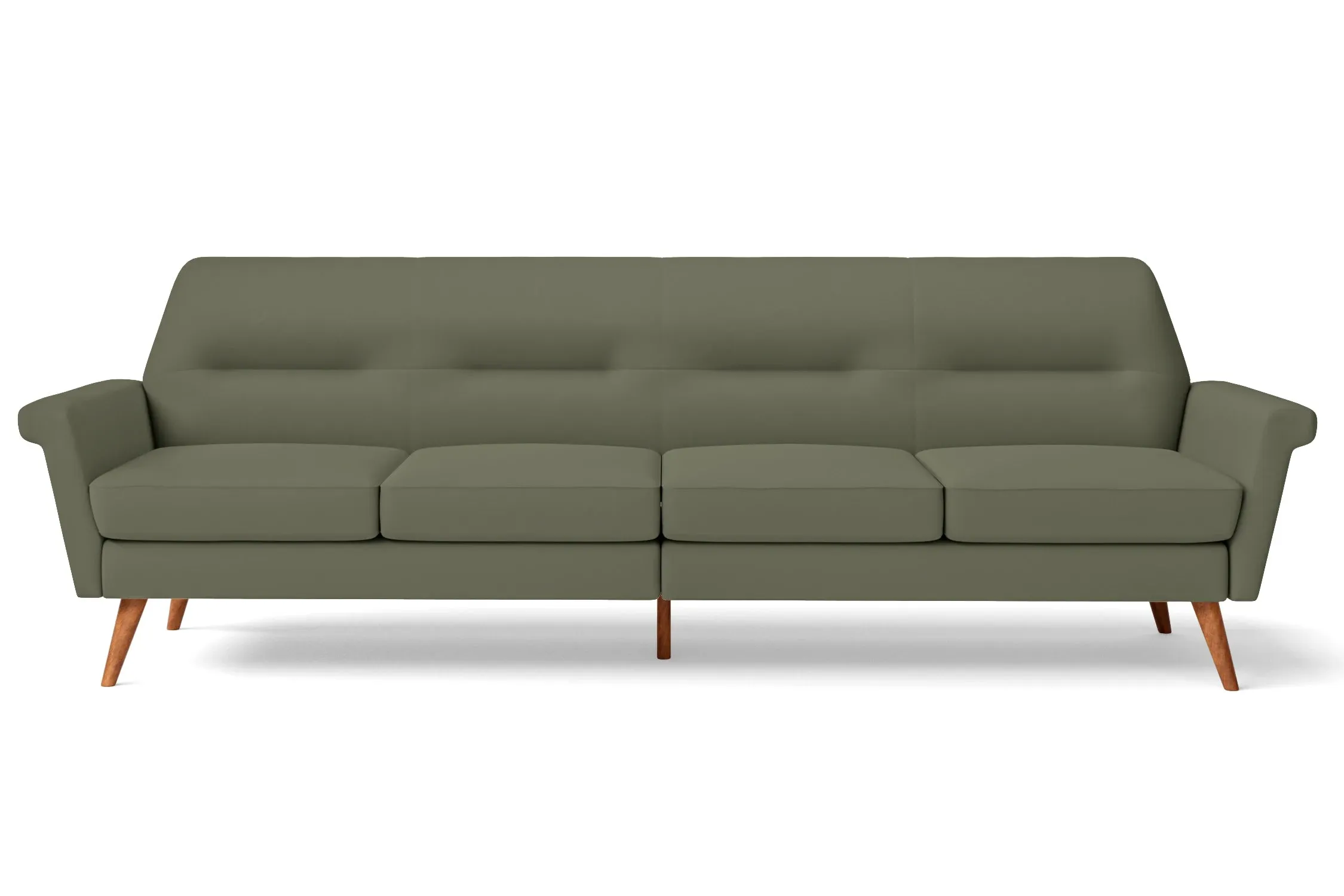 Ravenna 4 Seater Sofa Sage Leather