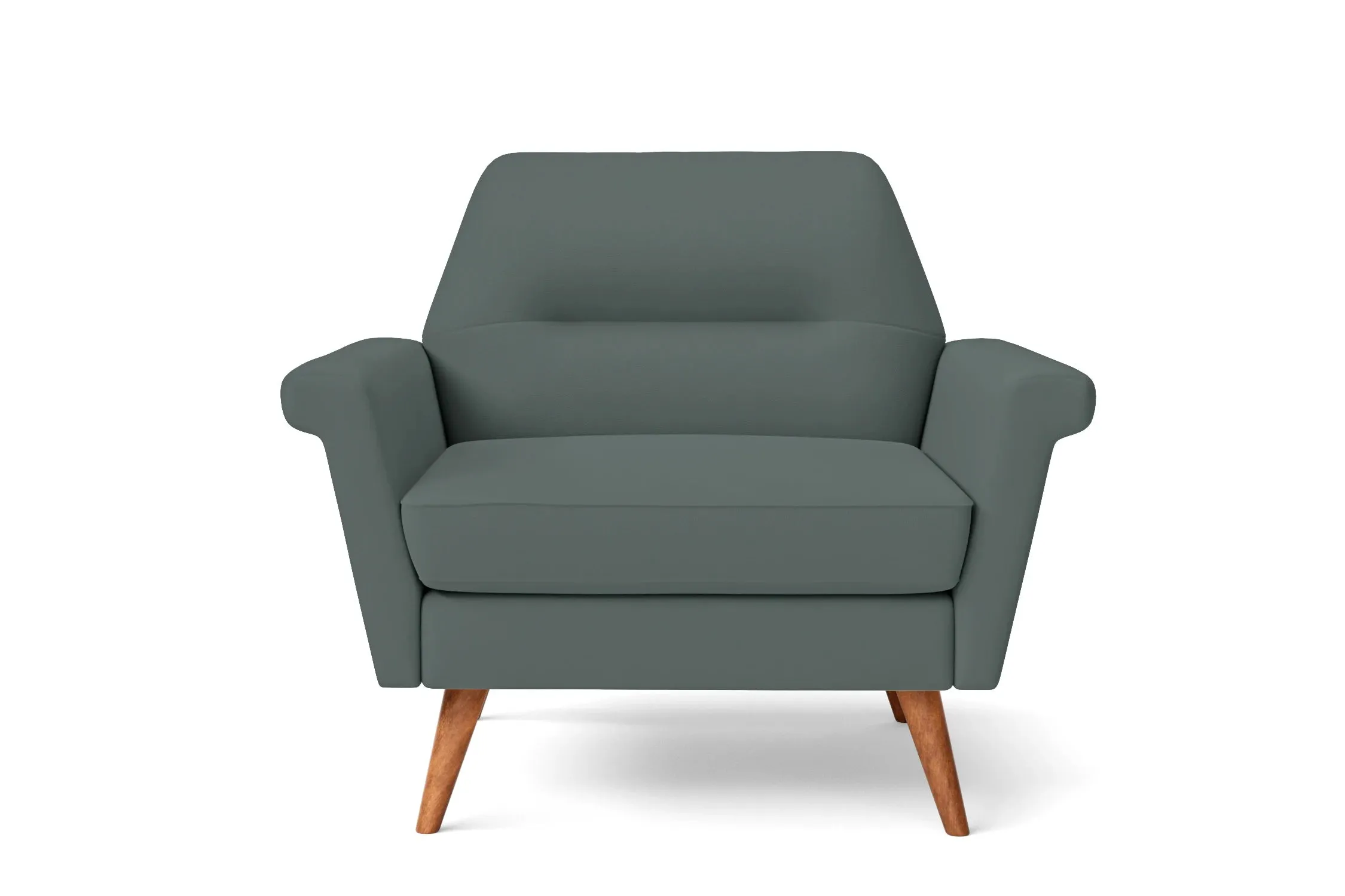 Ravenna Armchair Dusky Turquoise Leather