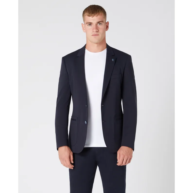 Remus Uomo Super Stretch Chino Jacket Galano 12347 - Navy