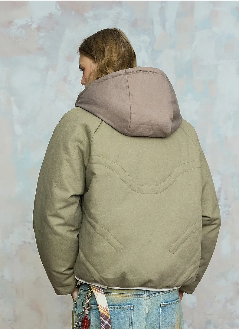 Reversible Hooded Down Jacket