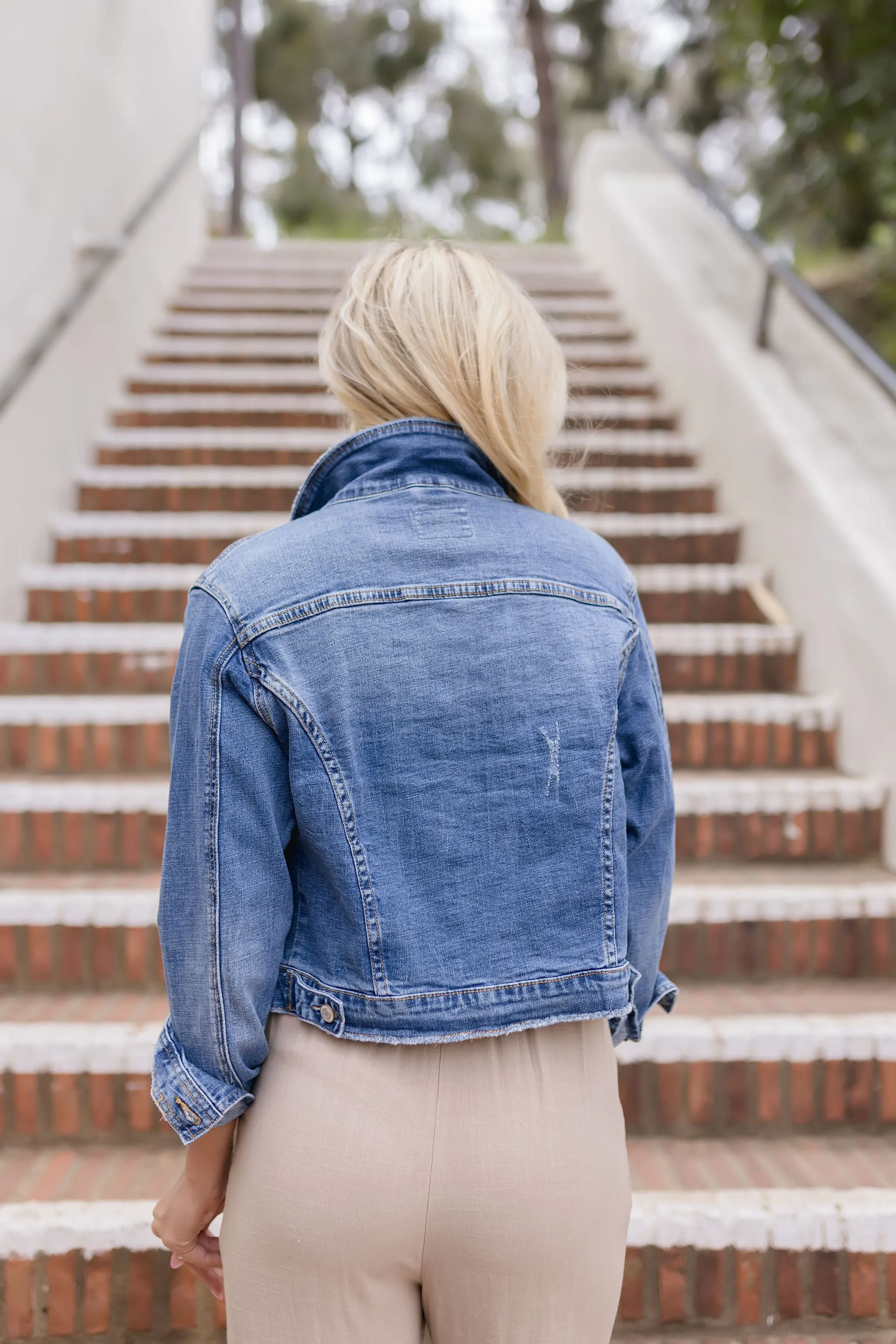 Rue Denim Jacket Medium Wash