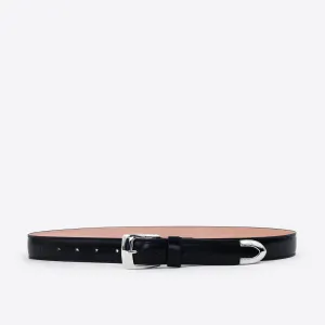 Slim Belt Black Solid