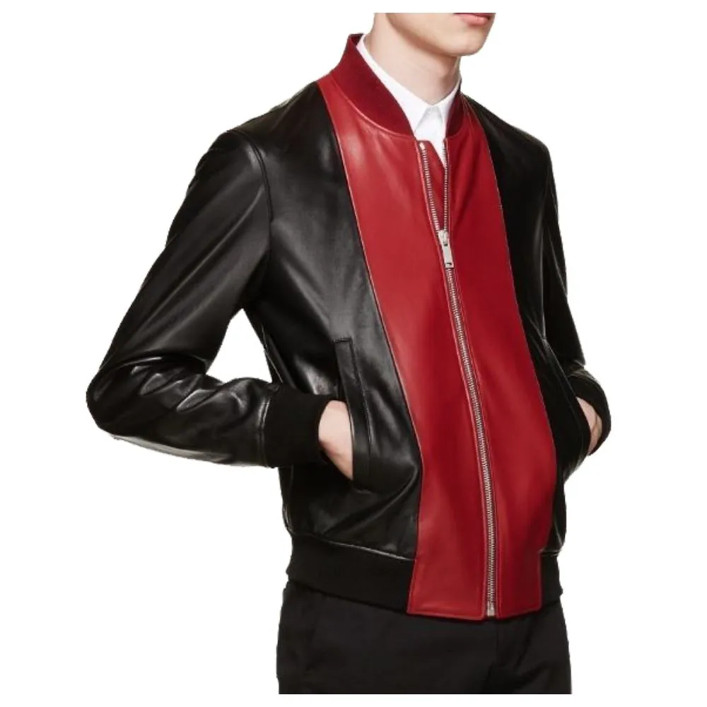 Slim Fit Blouson Biker Leather jacket