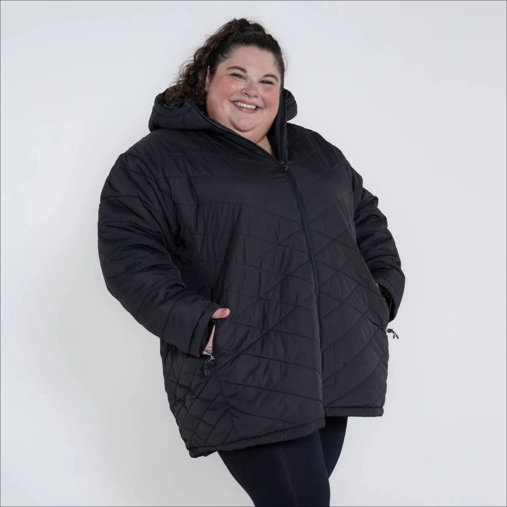 Snow Country Outerwear Plus Size 1X-6X Mid Length Juniper Insulated Parka Coat