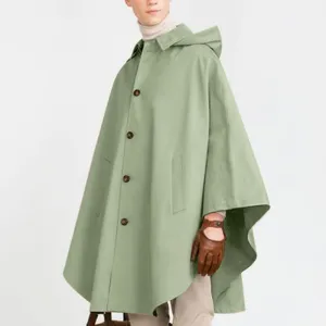 Solid Color Unique Single-Breasted Coat