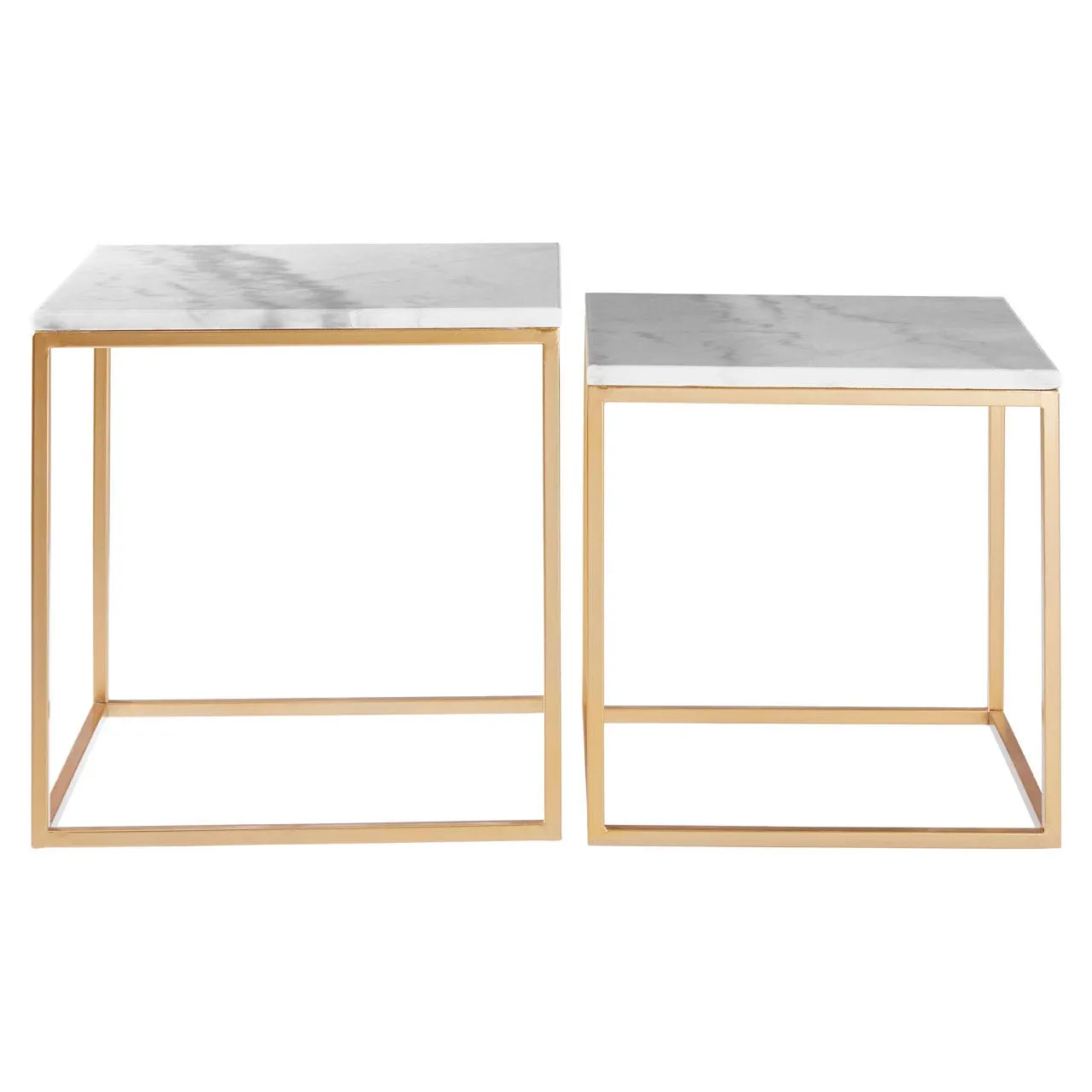 Square Side Tables - Set of 2