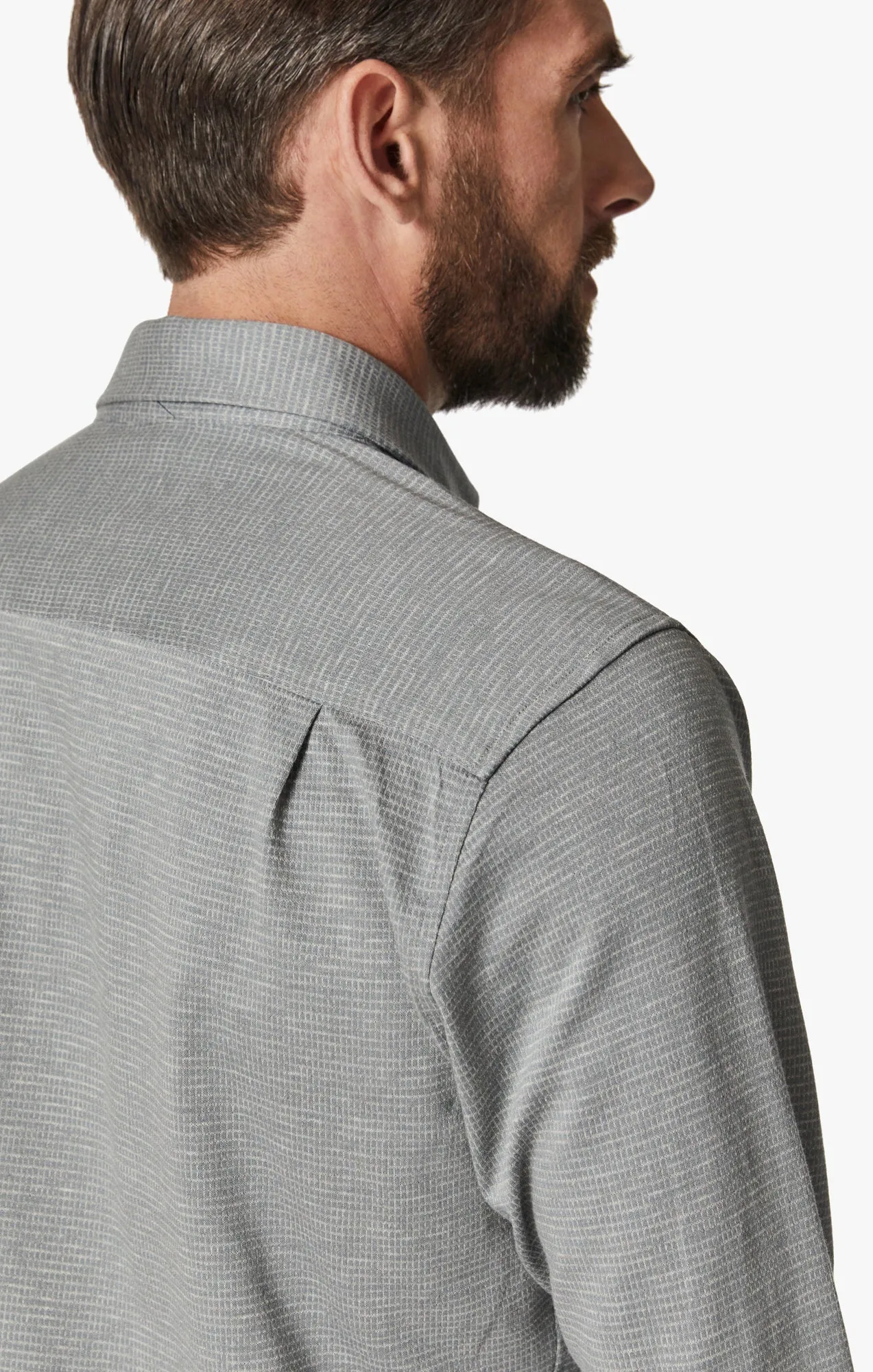 Structured Shirt In Light Grey