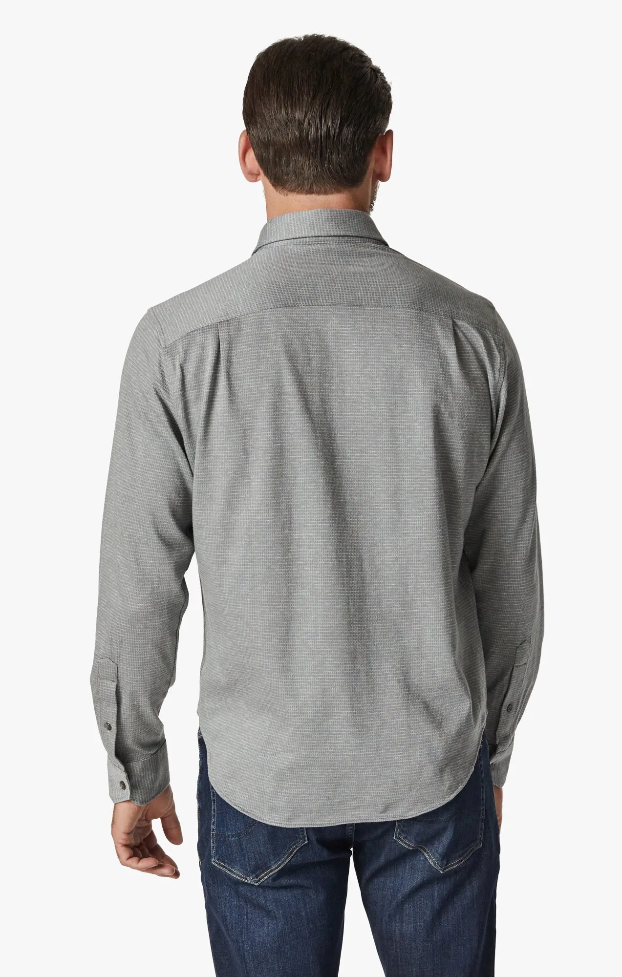 Structured Shirt In Light Grey